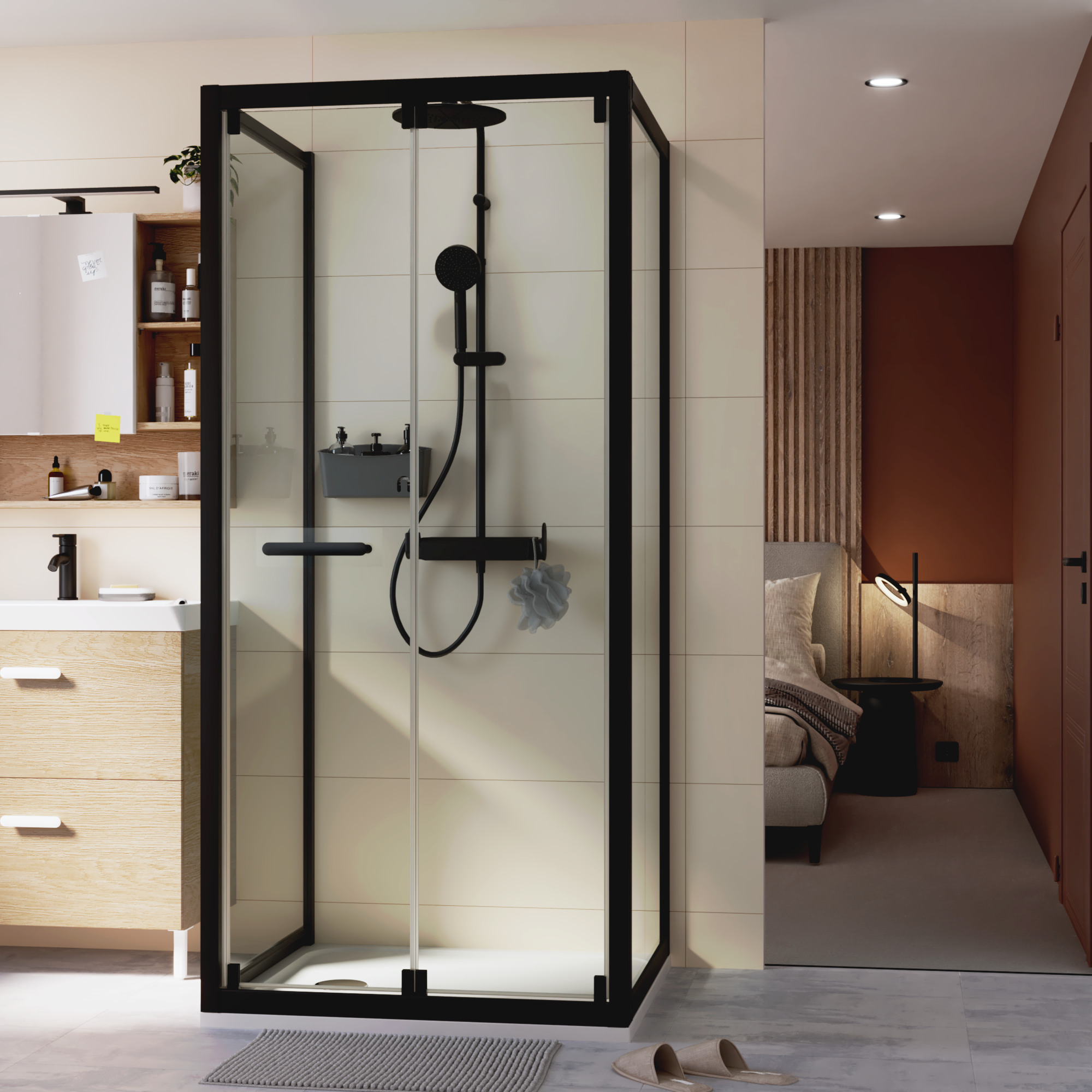 Ścianka boczna Easy 80 X 190 Sensea - 10