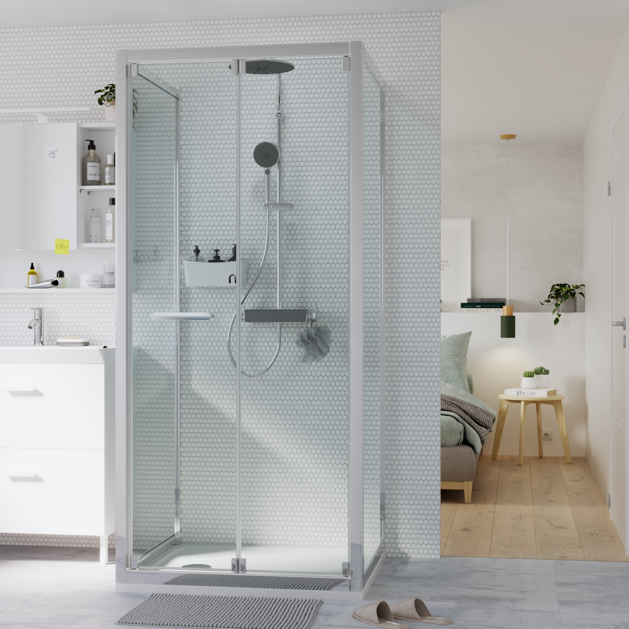 Ścianka boczna Easy 90 X 190 Sensea - 10