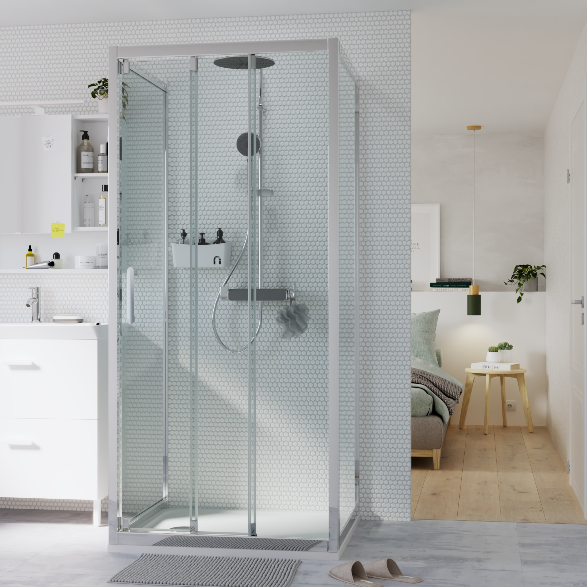 Ścianka boczna Easy 90 X 190 Sensea - 9