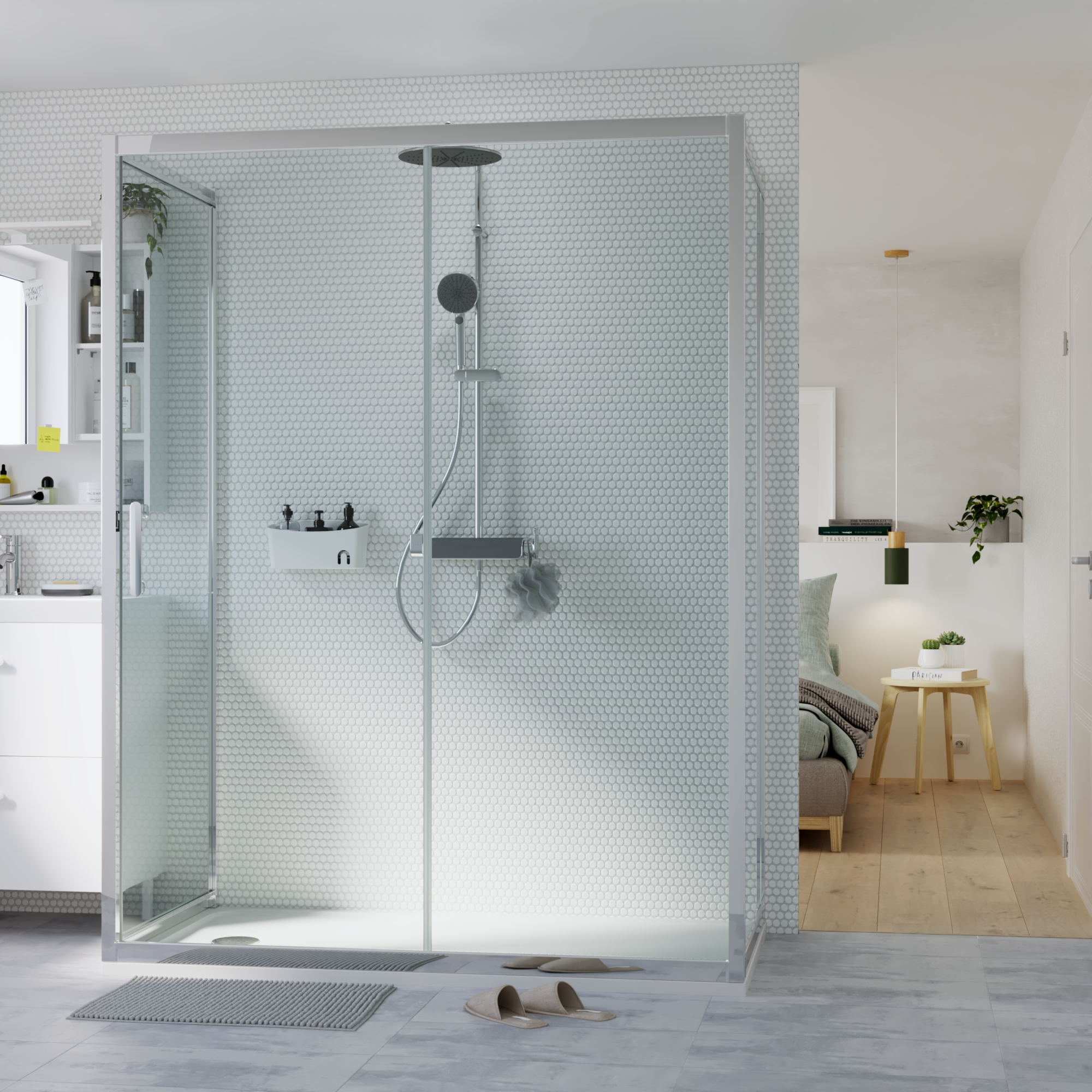 Ścianka boczna Easy 90 X 190 Sensea - 8