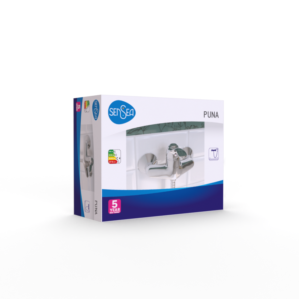 Mitigeur de douche mécanique chrome, Puna, SENSEA - 7