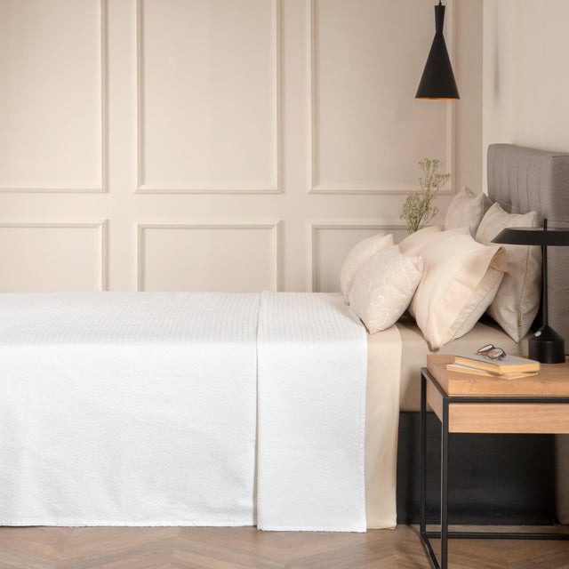 Sábana Encimera De Algodón Egipcio 300 Hilos - Calidad Hotelera, Blanca, Transpirable, Ideal Para Todas Las Estaciones