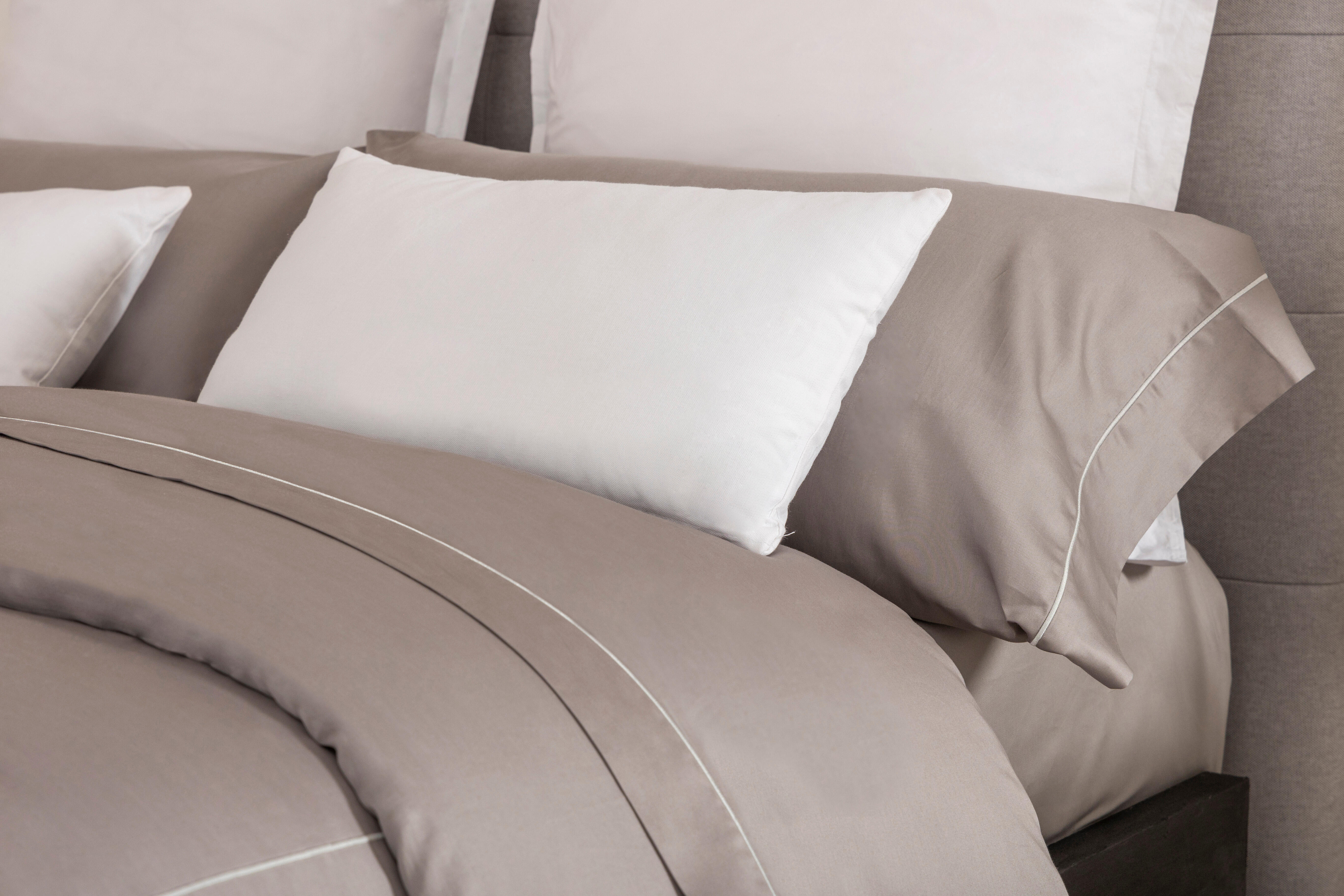 Sábana encimera Bordón algodón egipcio 300 hilos gris 280x290 para cama de 180 cm - 16