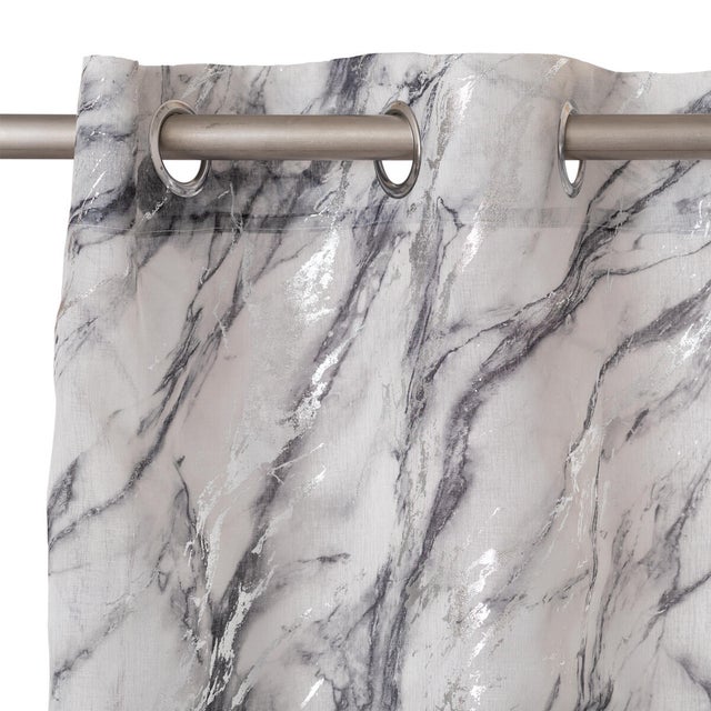 Tenda Carrara Silver, occhiello 140x280 cm
