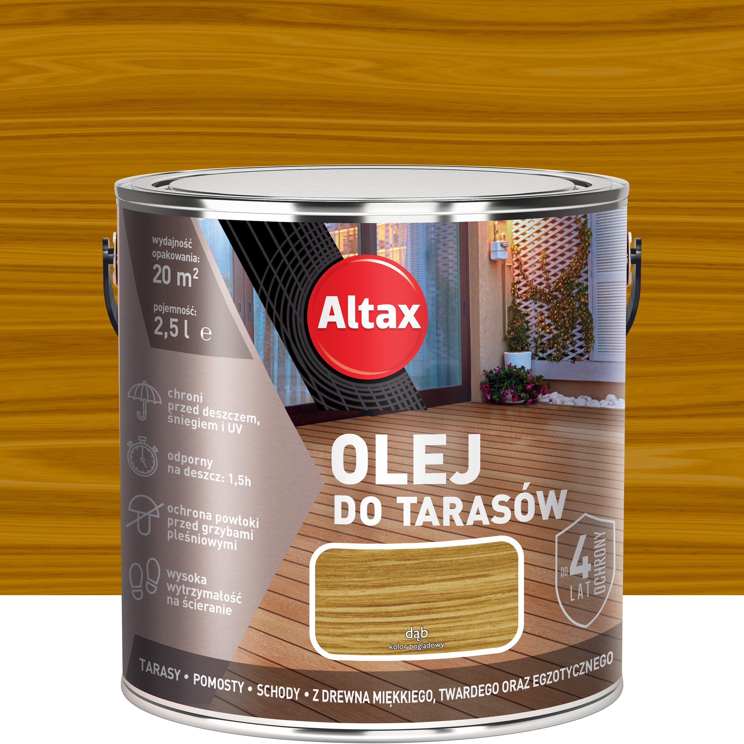Olej do tarasów Dąb 2.5 l Altax