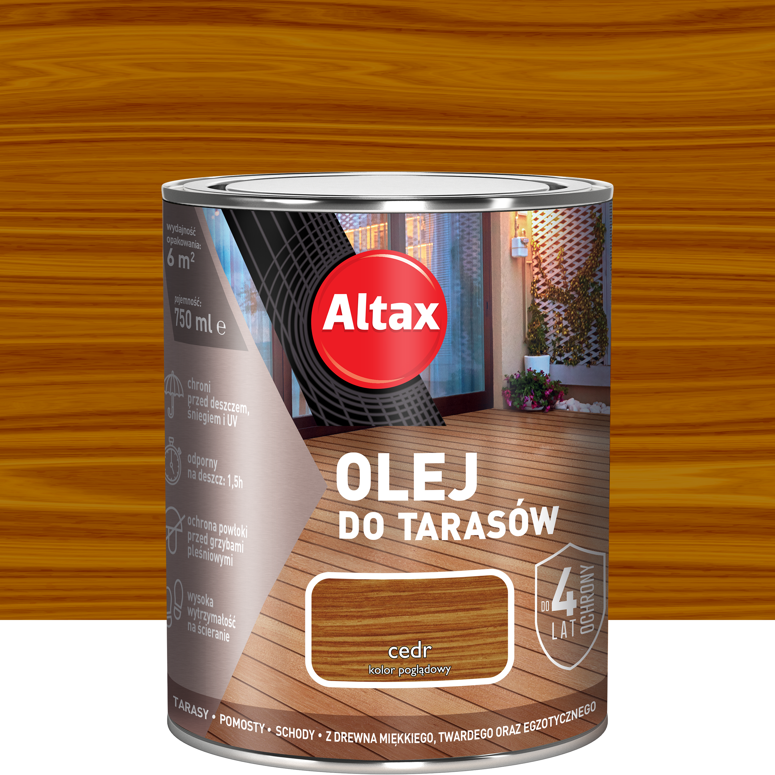 Olej do tarasów Cedr 0.75 l Altax