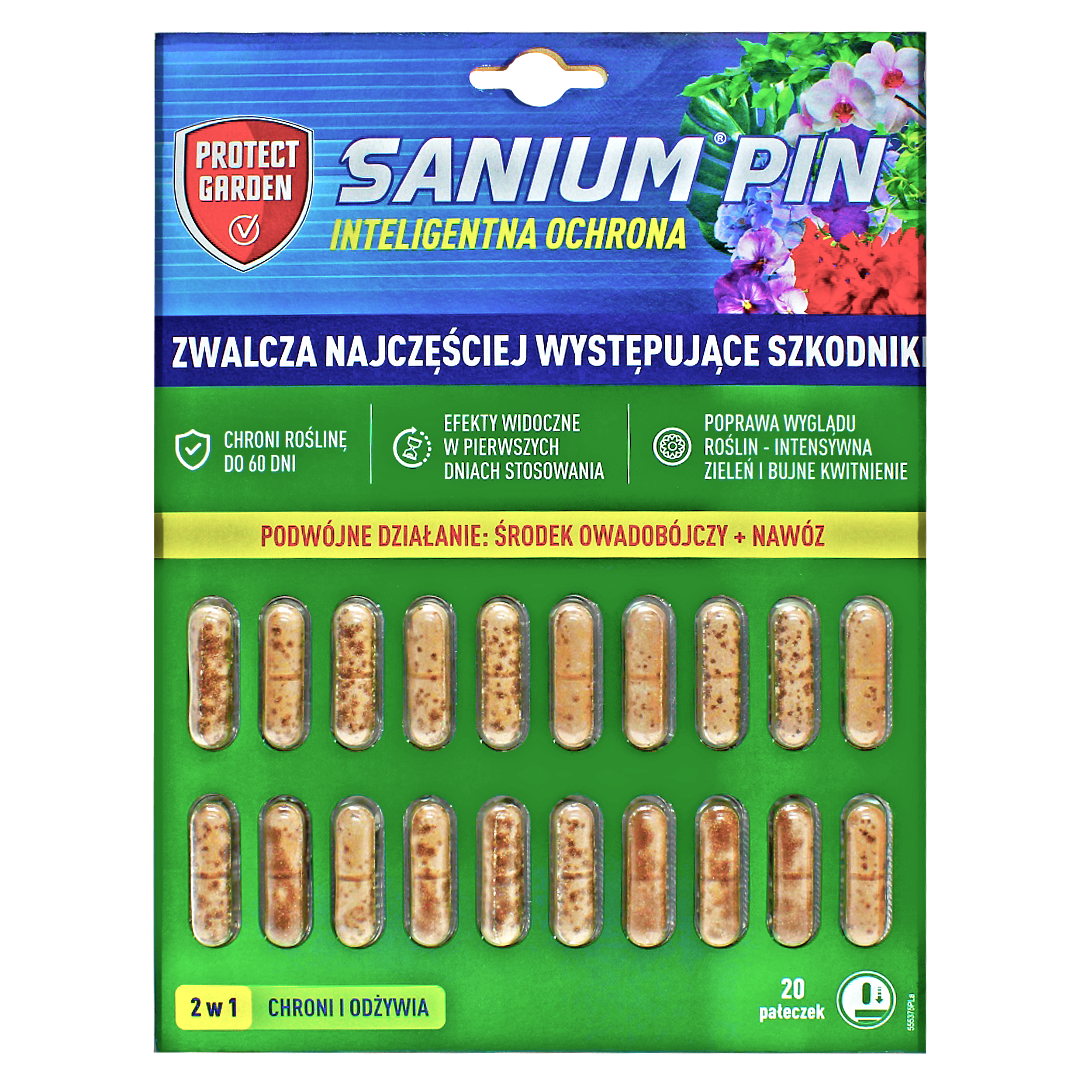 Środek owadobójczy Sanium 40g / 20 pałeczek Protect Garden
