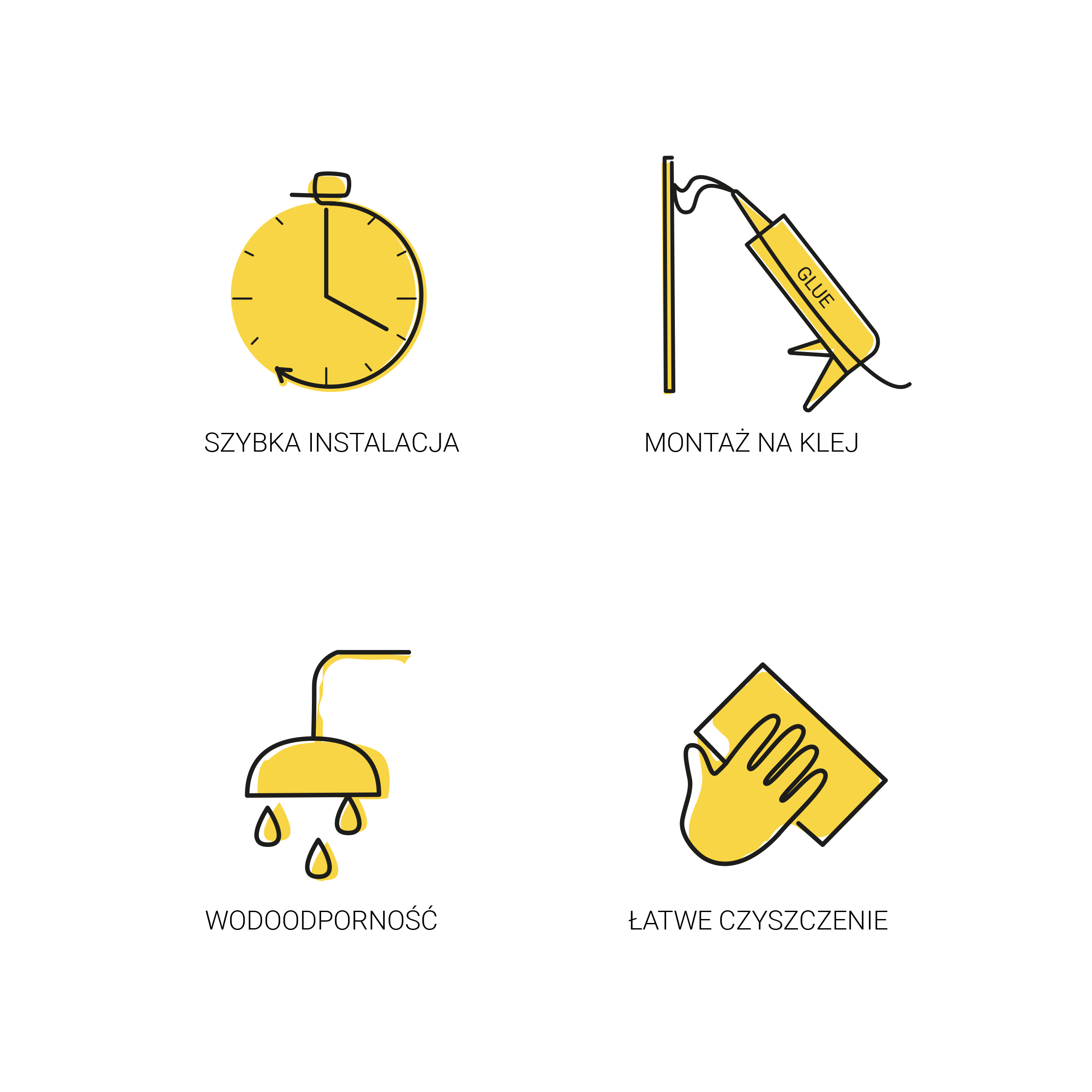 Panel ścienny PCV Ecoline biały Vox - 3