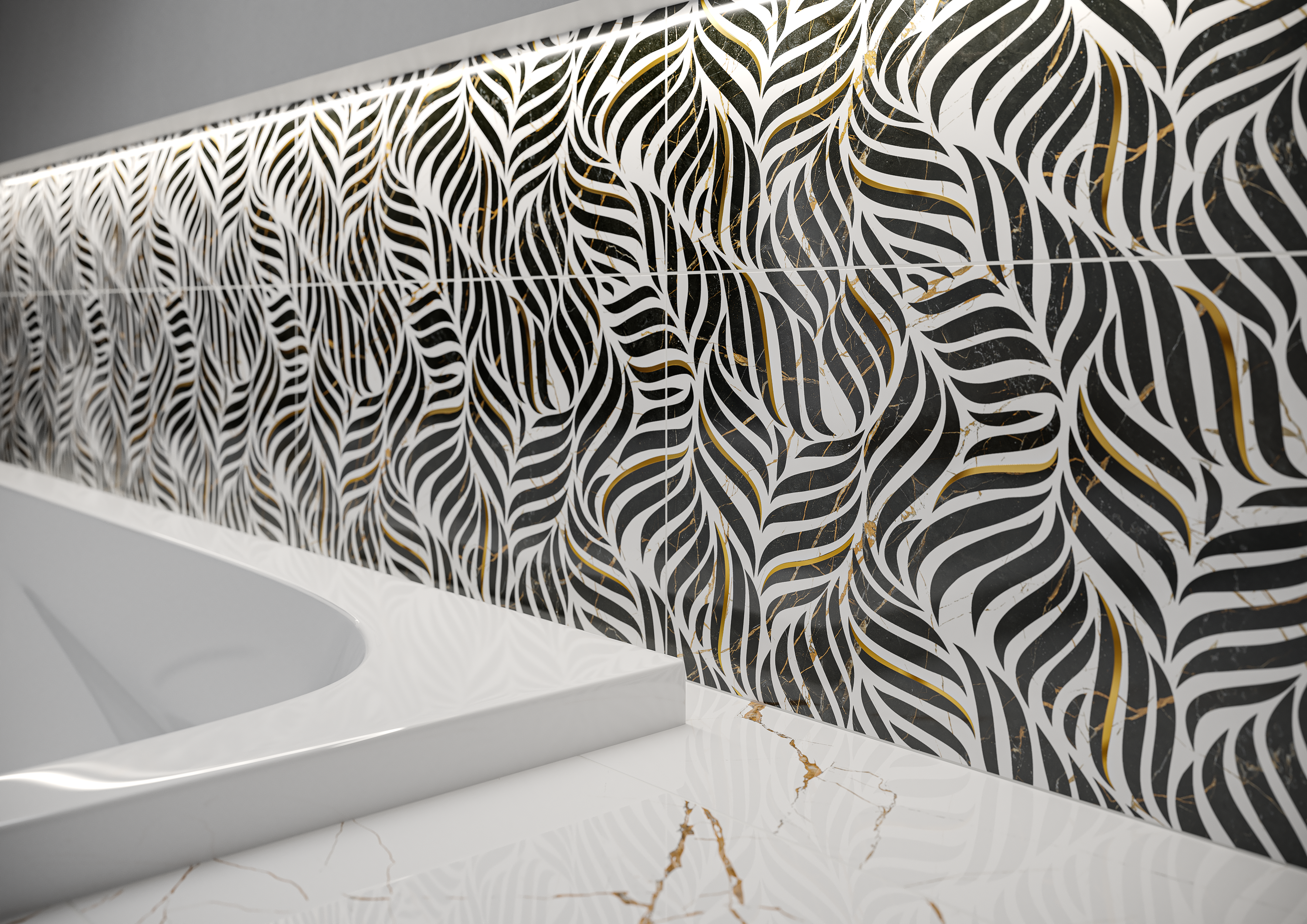Glazura Alphaville Nero 30x60 Ceramika Paradyż - 3
