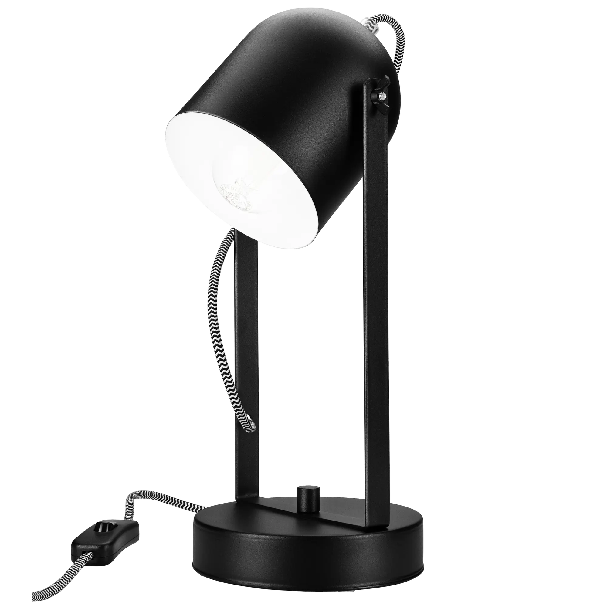 Lampka biurkowa Suri czarna E27 Lamkur