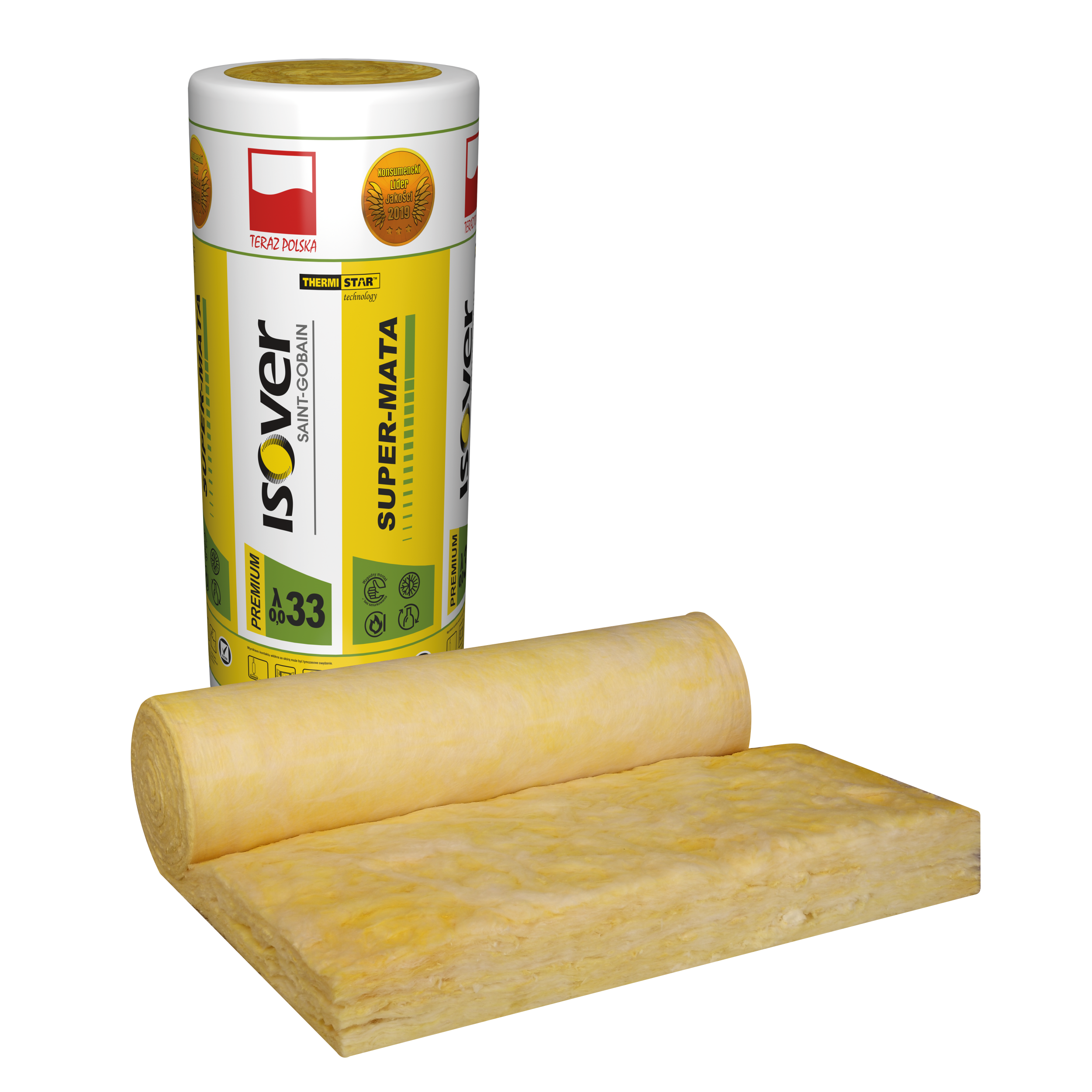 Wełna mineralna Super Mata 100 mm Isover