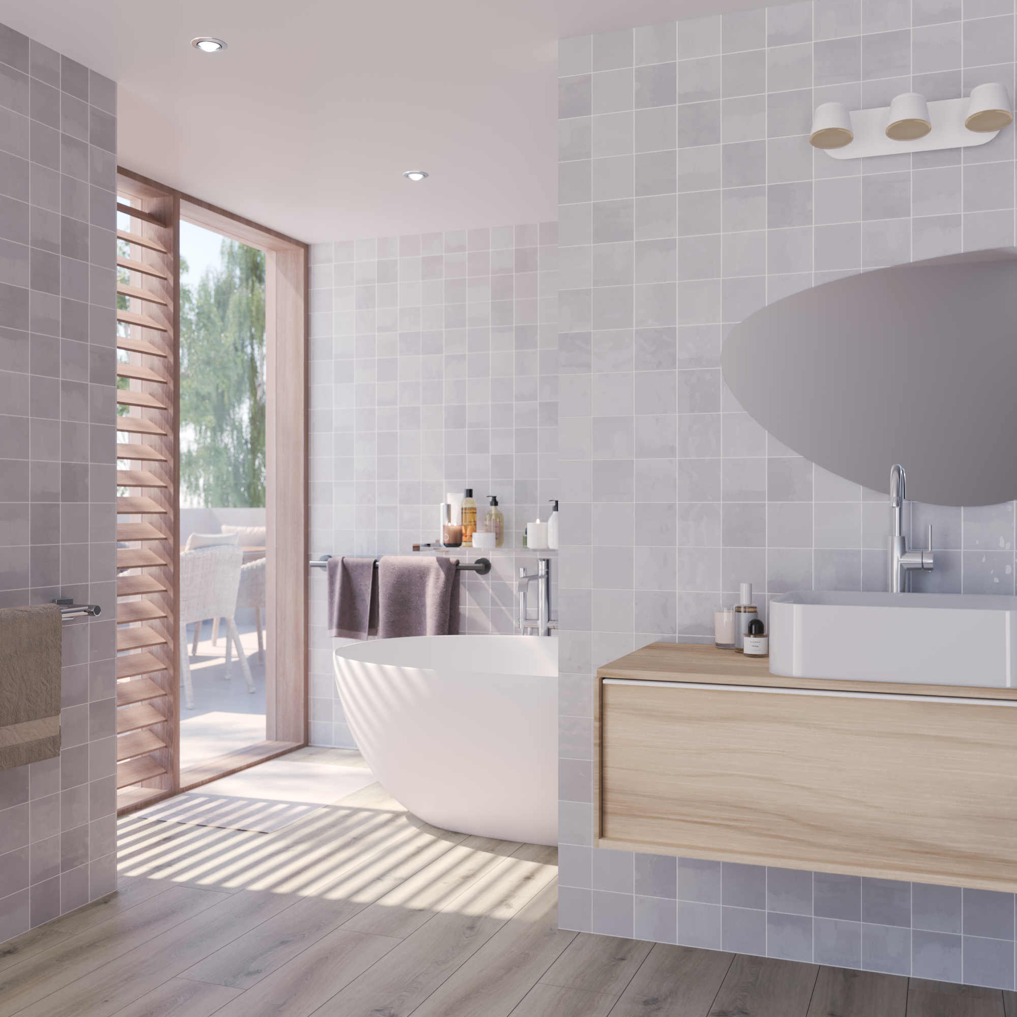 Lame PVC clipsable forte ARTENS Somers bois naturel - 6