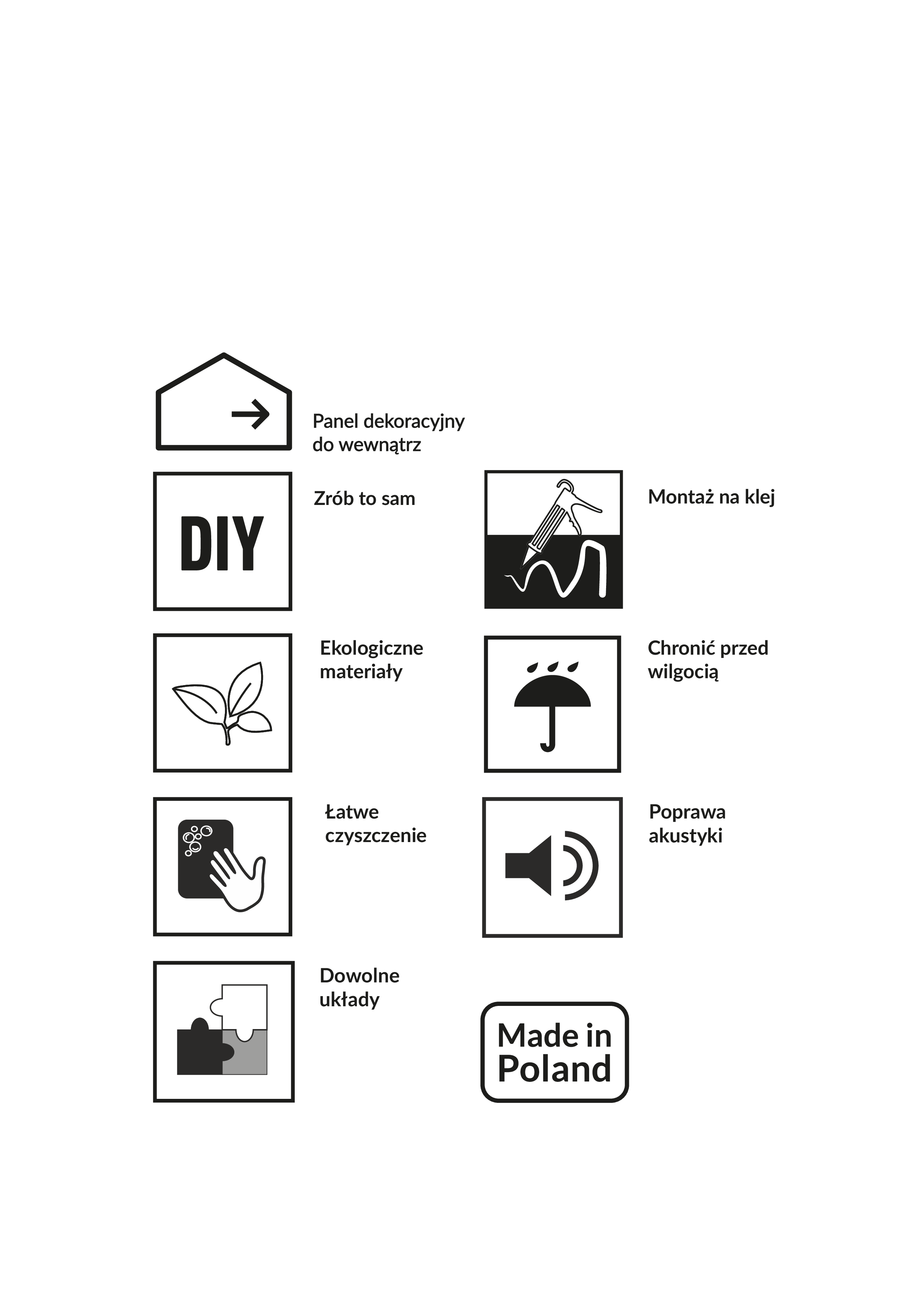 Panel ścienny MDF dekoracyjny pionowe pasy frezowany 30x90cm Fllow - 11