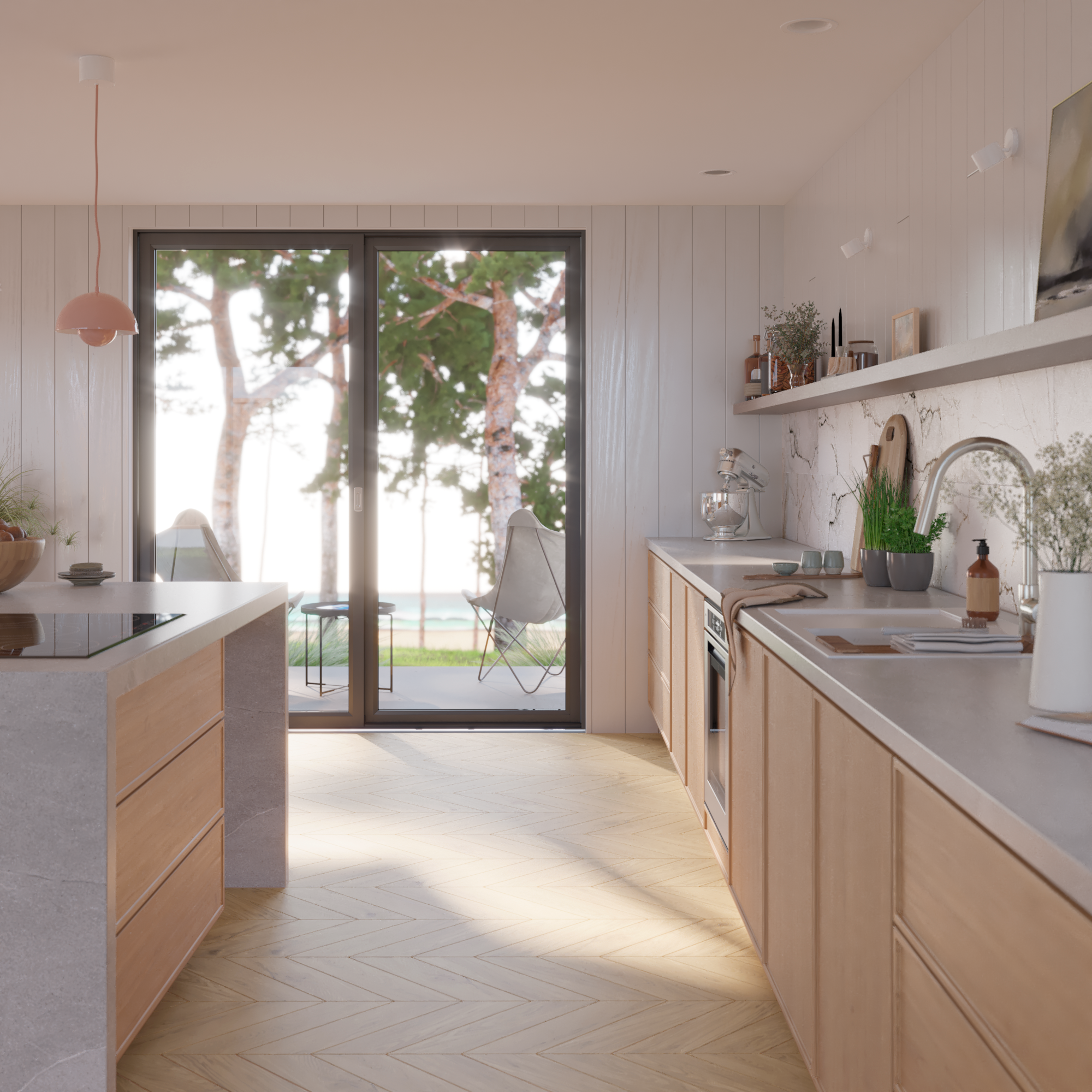 Porta de cozinha Delinia Malmo 40X77 cm carvalho - 13