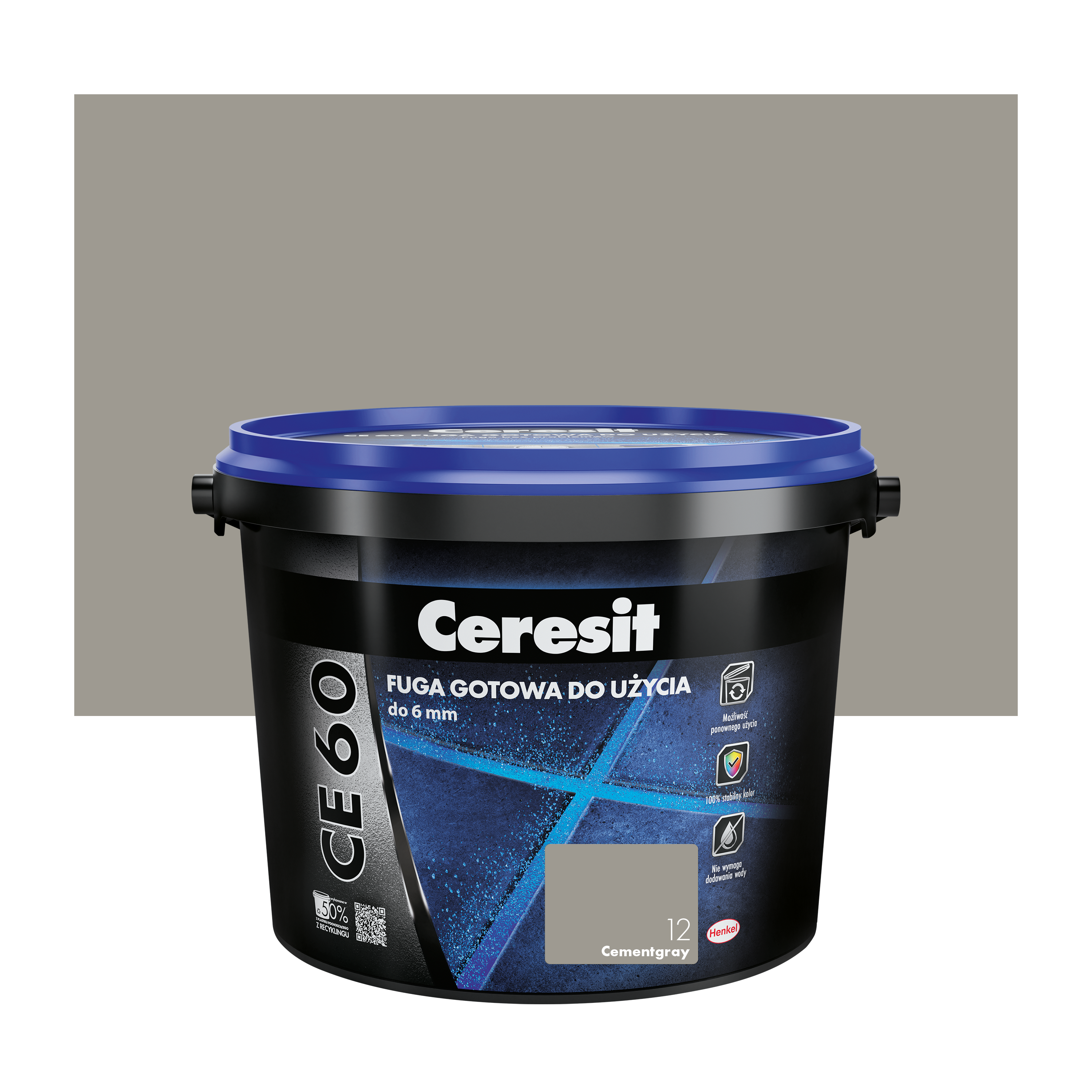 Fuga gotowa CE60 Cementgrey 12 2 kg Ceresit