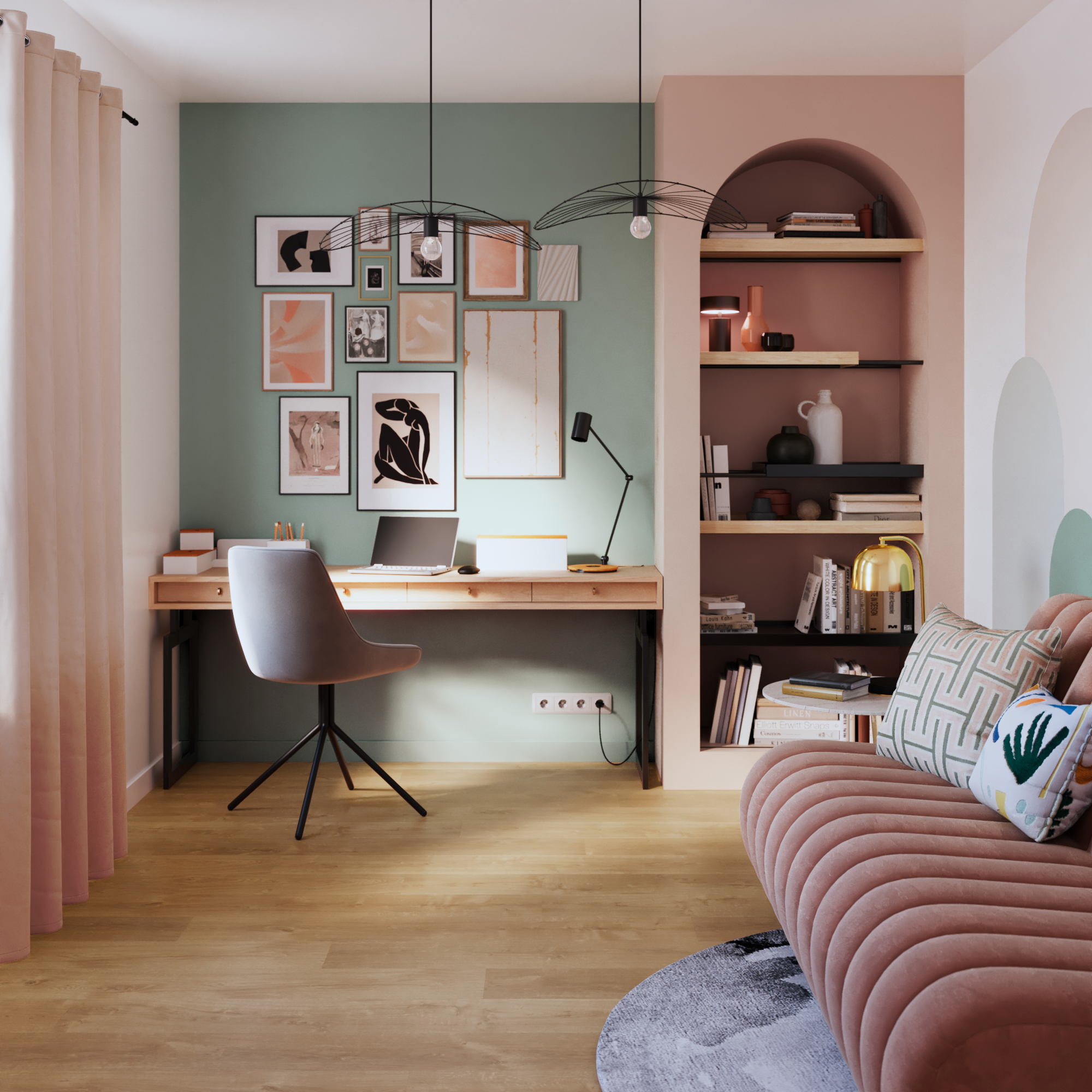 Sol stratifié forte ARTENS duduza, Ep.8 mm - 4