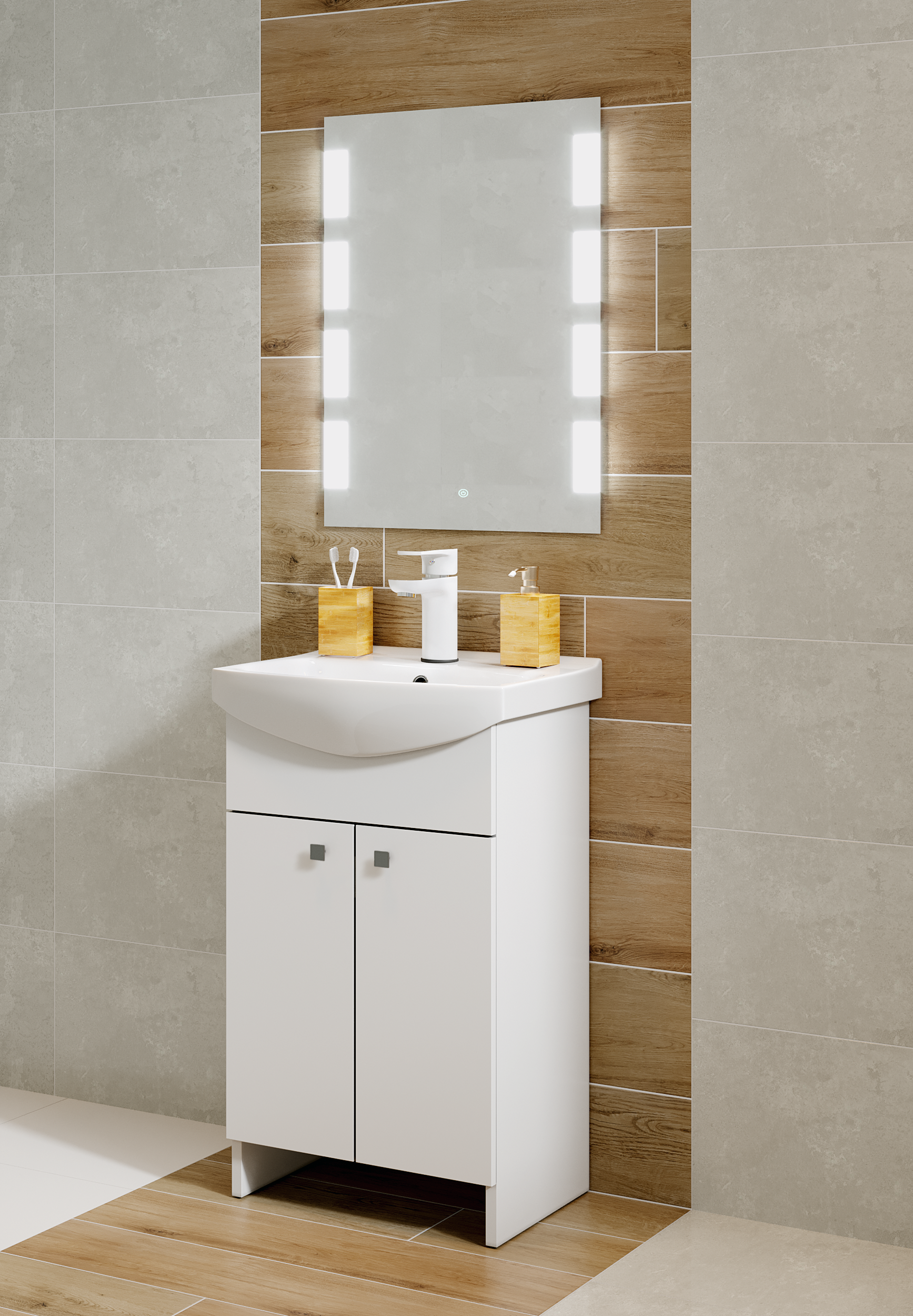 Lustro z wbudowanym oświetleniem IKAR 50 x 70 VENTI - 11