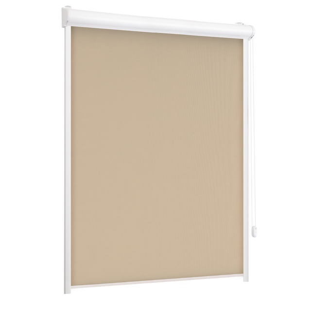 Roleta w kasecie zaciemniająca Silver orzech 55.5 x 150 cm prawa