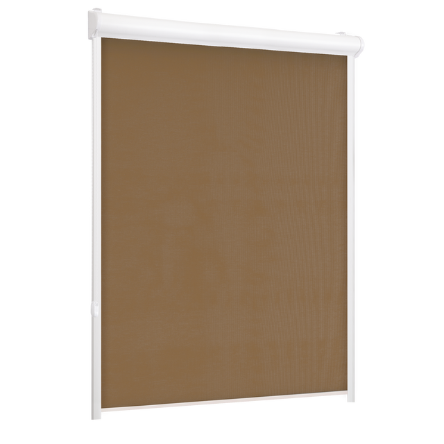 Roleta w kasecie zaciemniająca Silver czekolada 43.5 x 150 cm lewa