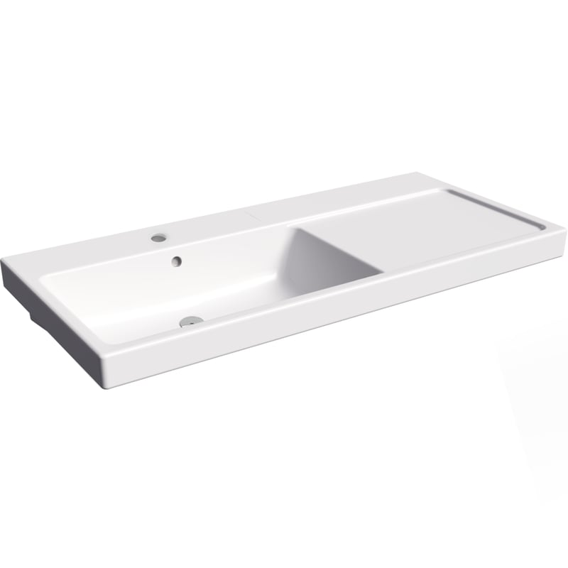 Umywalka ceramiczna Gap lewa 100 X 46 Roca