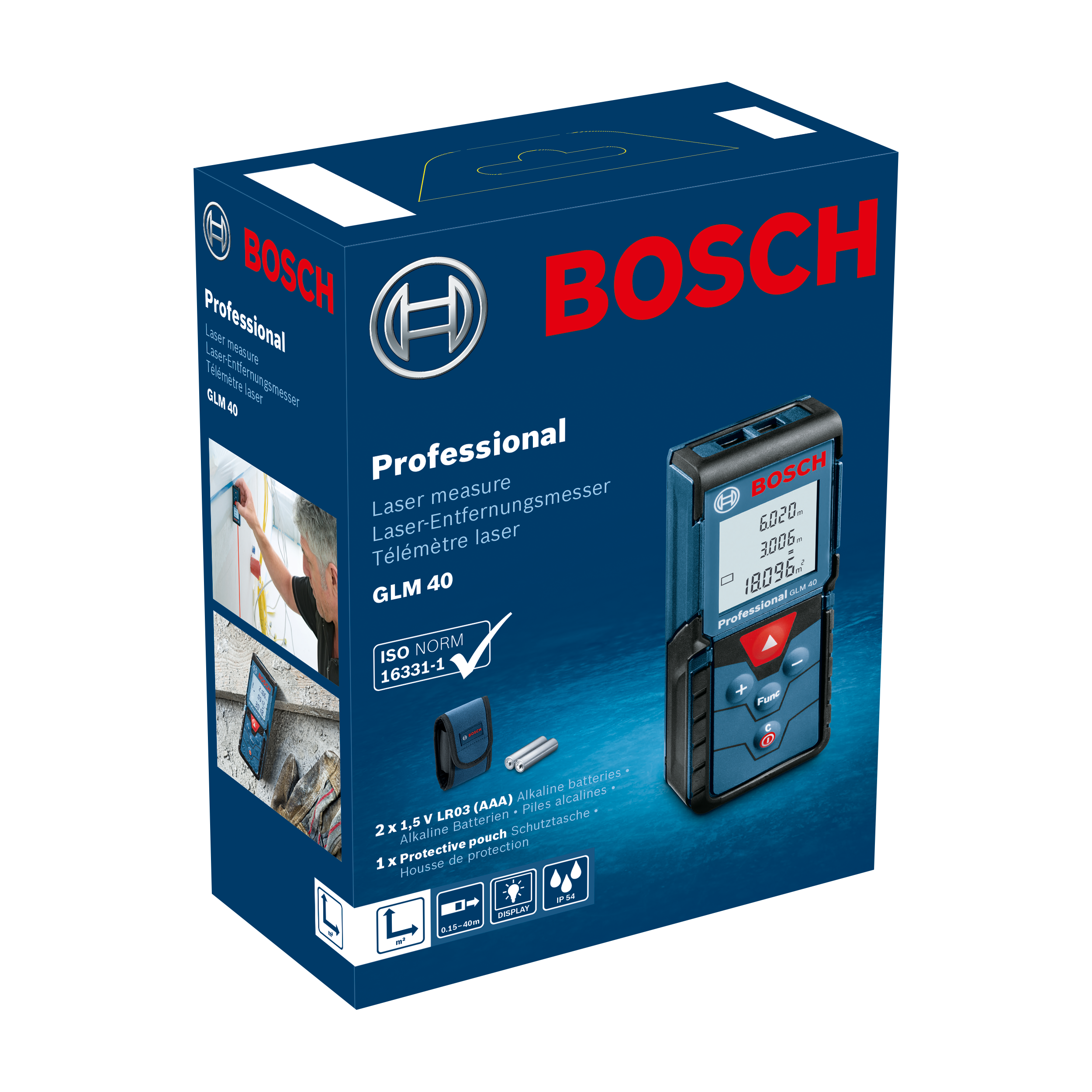 Dalmierz laserowy GLM40 40 m Bosch Professional - 3