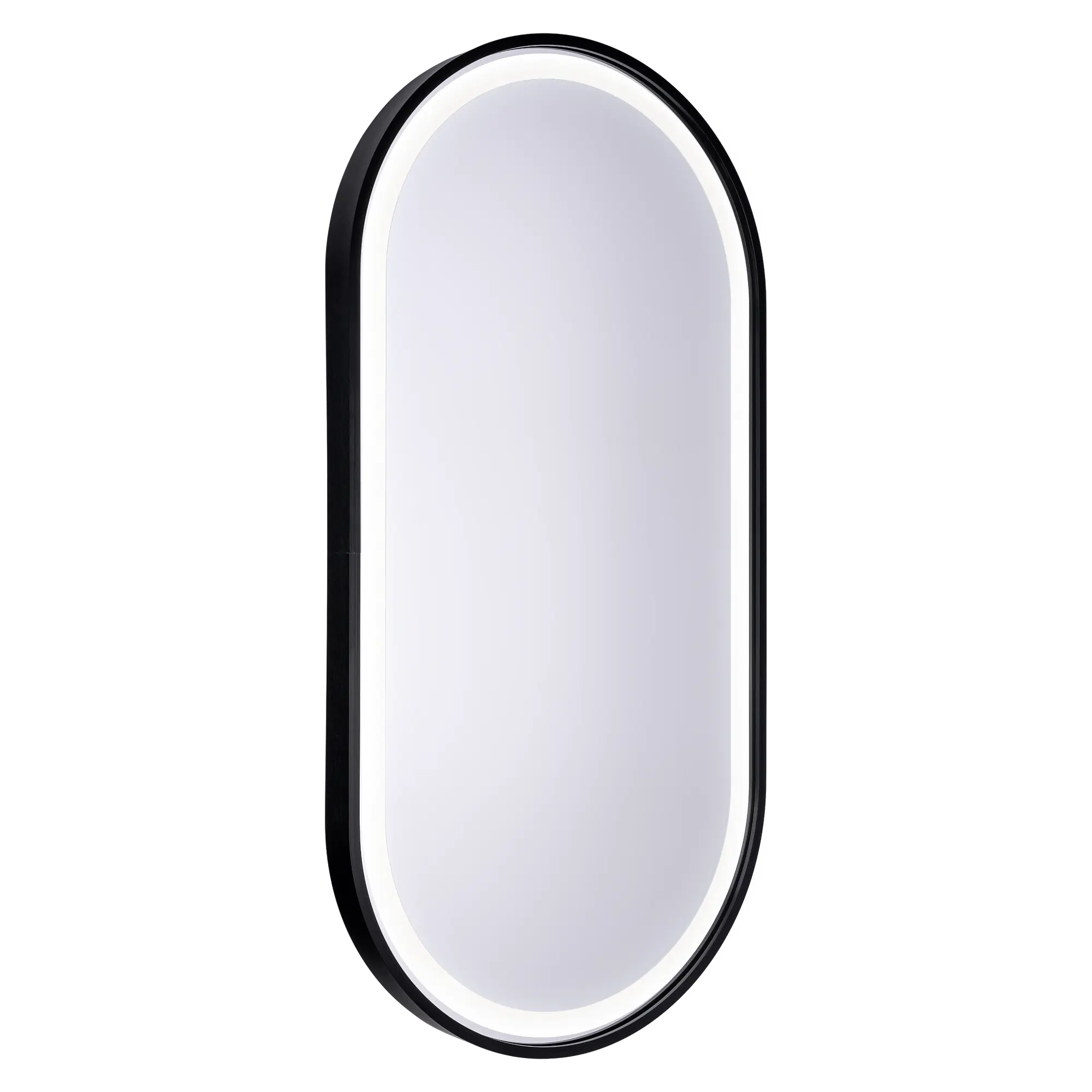 Lustro z wbudowanym oświetleniem Solaris Black 50 x 100 Dubiel Vitrum
