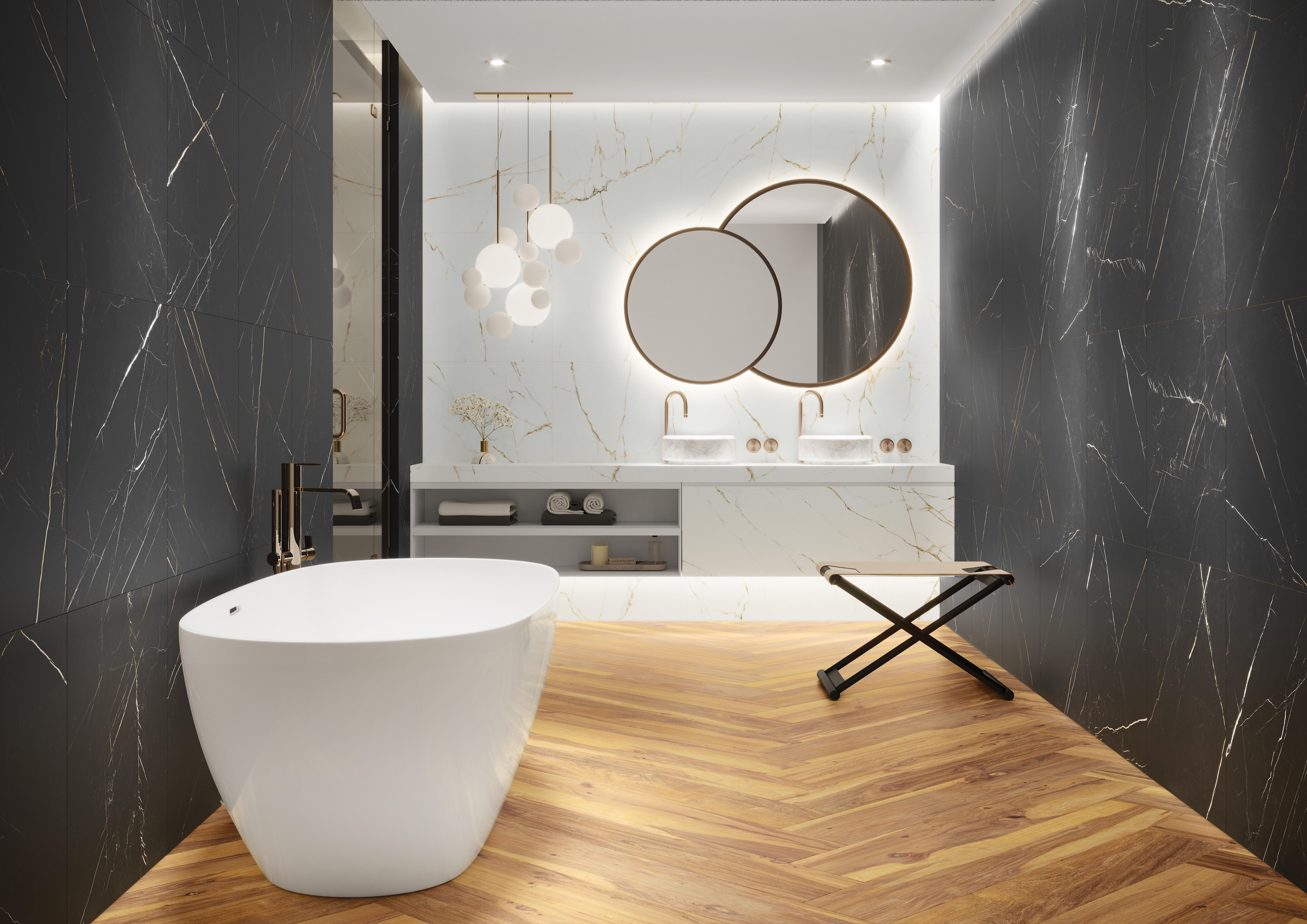 Gres szkliwiony Kraftwood Beż 19.3x120.2 Artens - 4