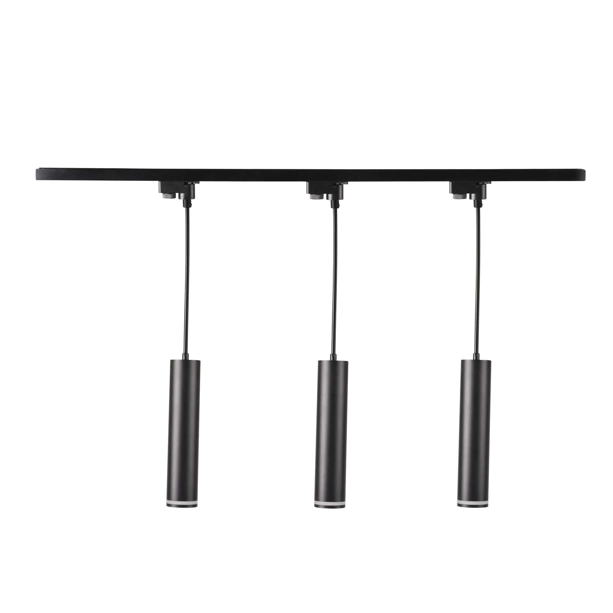 Szyna oświetleniowa z lampami wiszącymi Paris czarna 3 x GU10 1F Goldlux