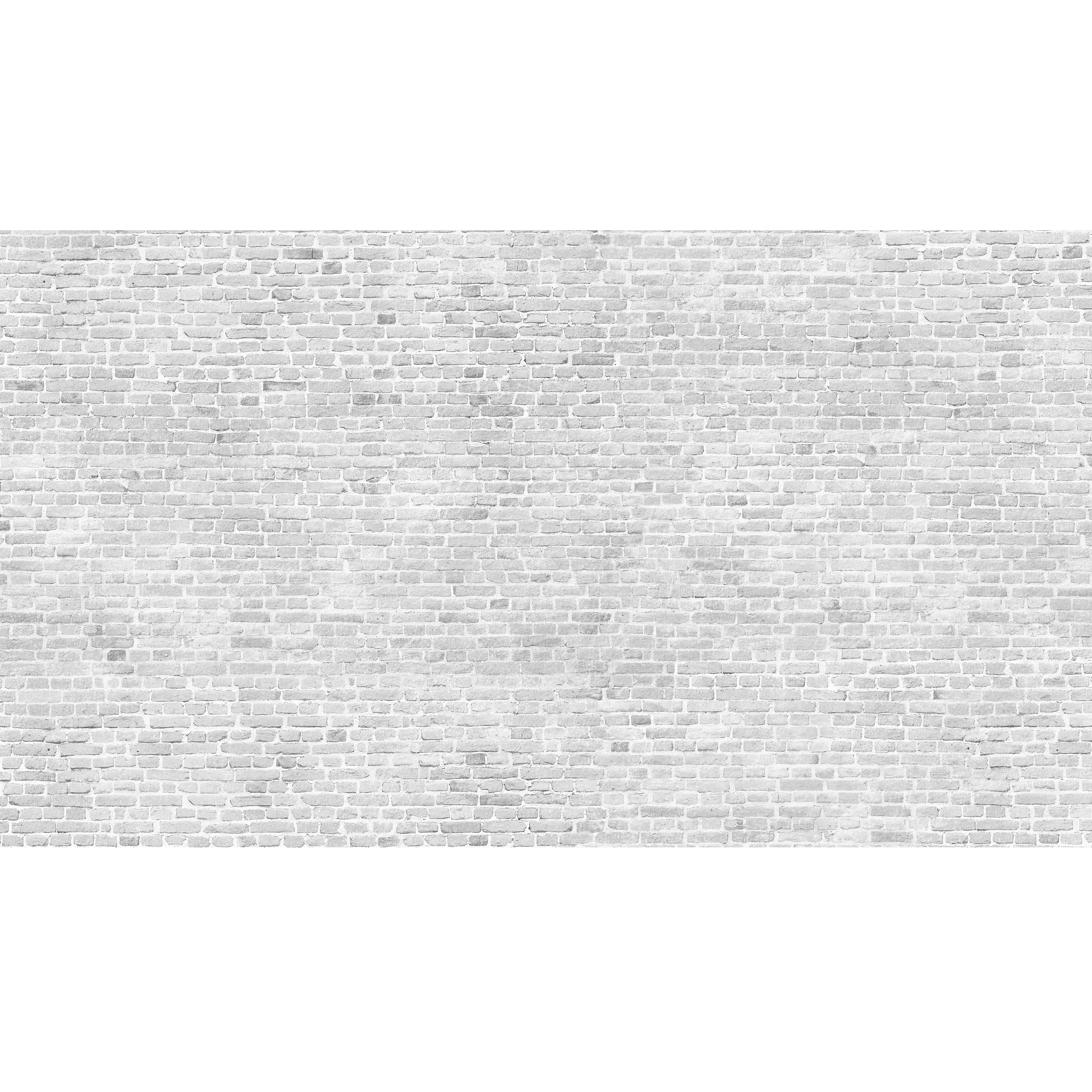 Mural White Brick cegła biała 500 x 280 cm struktura Art