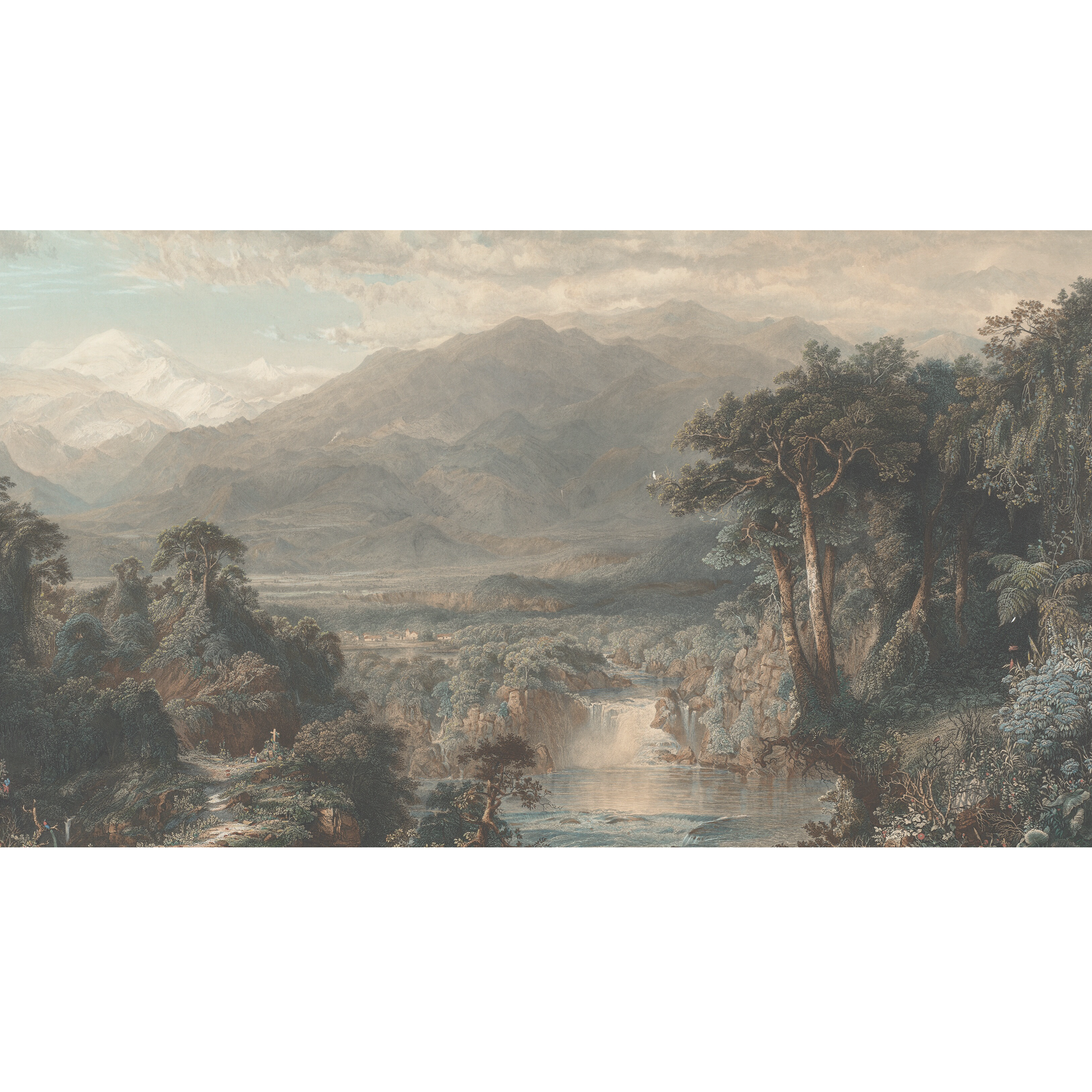 Mural Jura pejzaż wzgórza 500 x 280 cm struktura Art