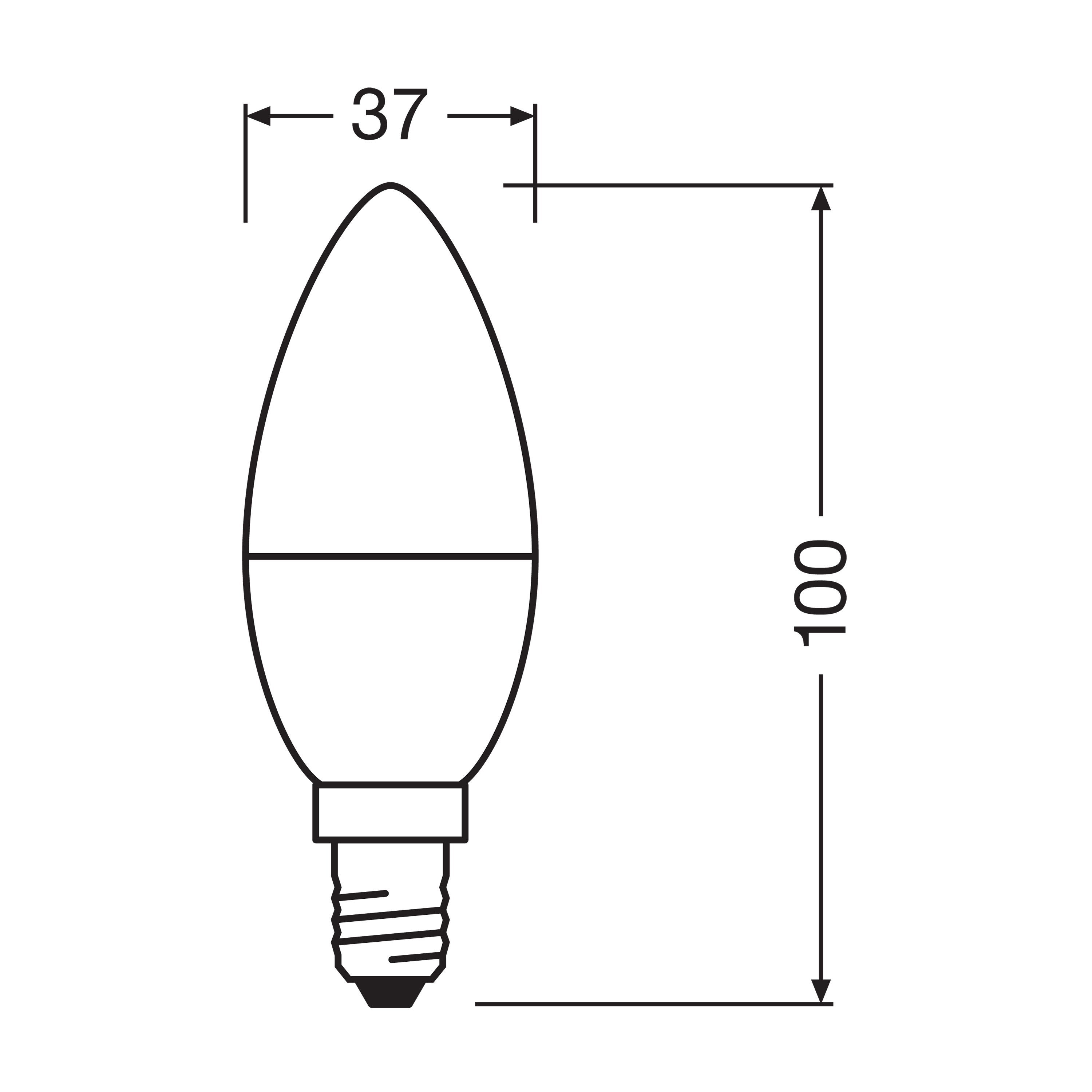 Żarówka LED E14 (230 V) 7W 806 lm Ciepła biel OSRAM - 2