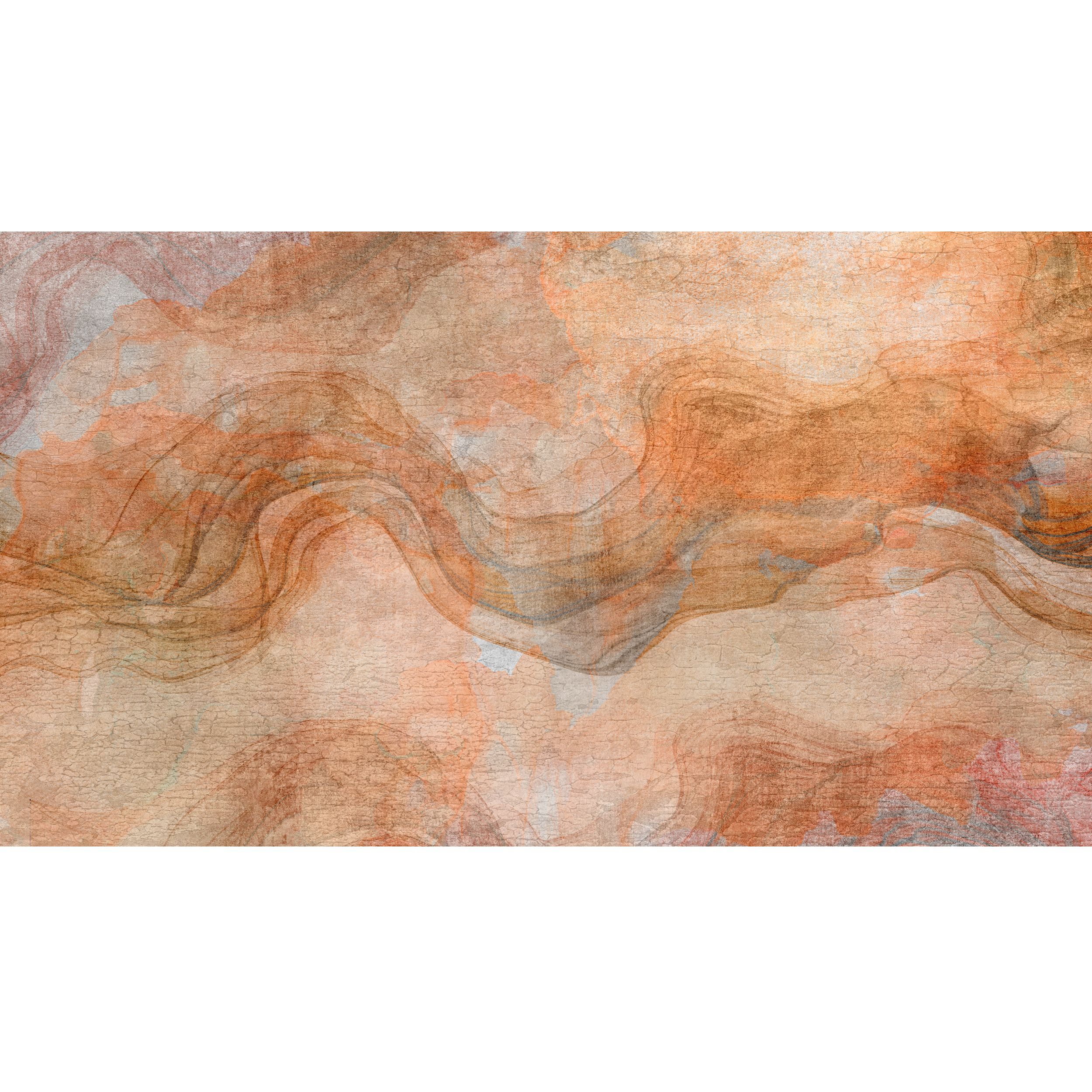 Mural Verta abstrakcyjny 500 x 280 cm struktura płótna