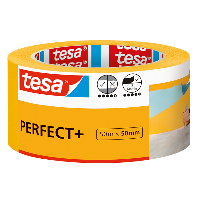 Taśma malarska Perfect Plus 50 mm x 50 m Tesa