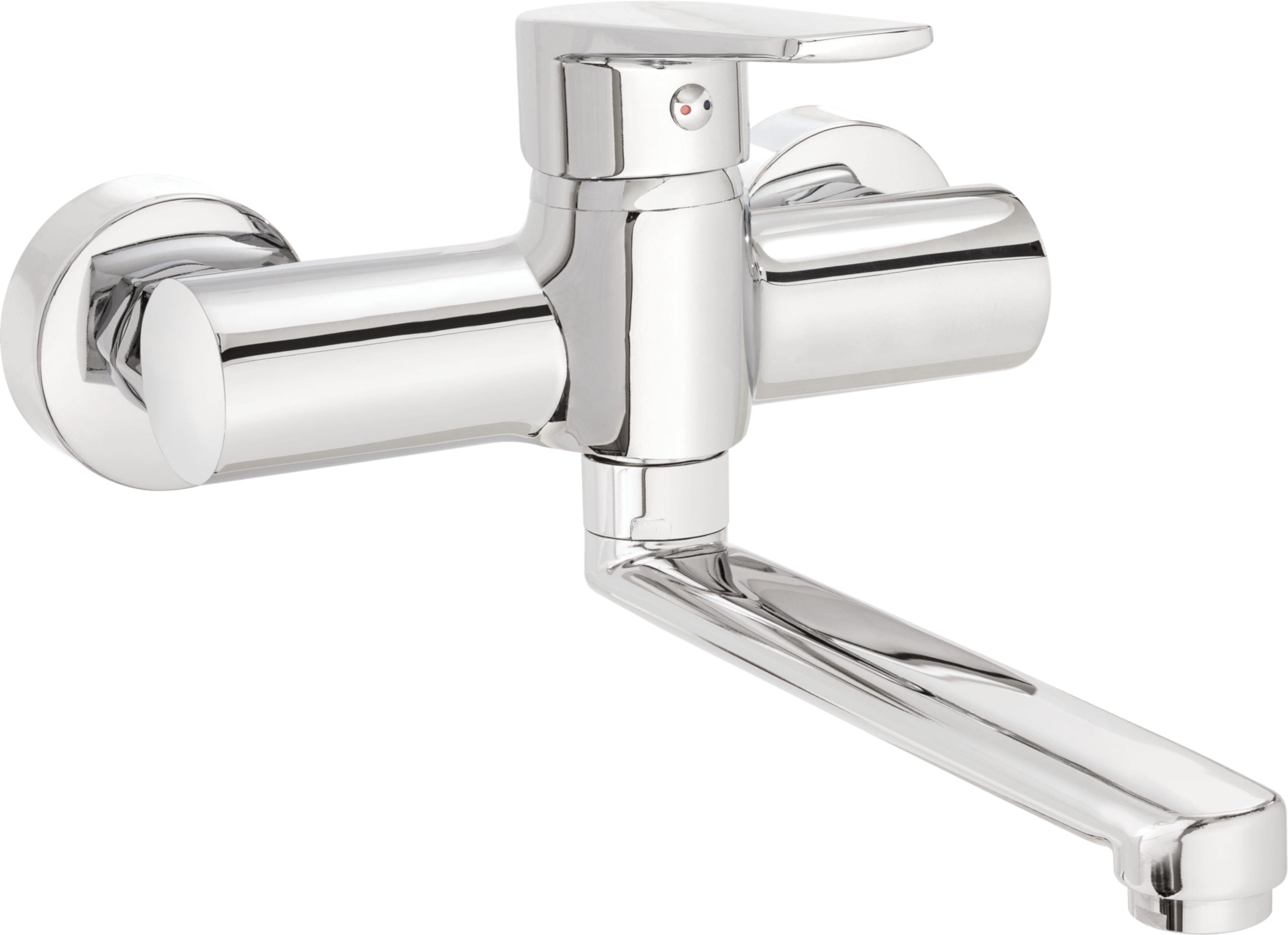 Bateria umywalkowa chrom 13 cm Tubo Deante