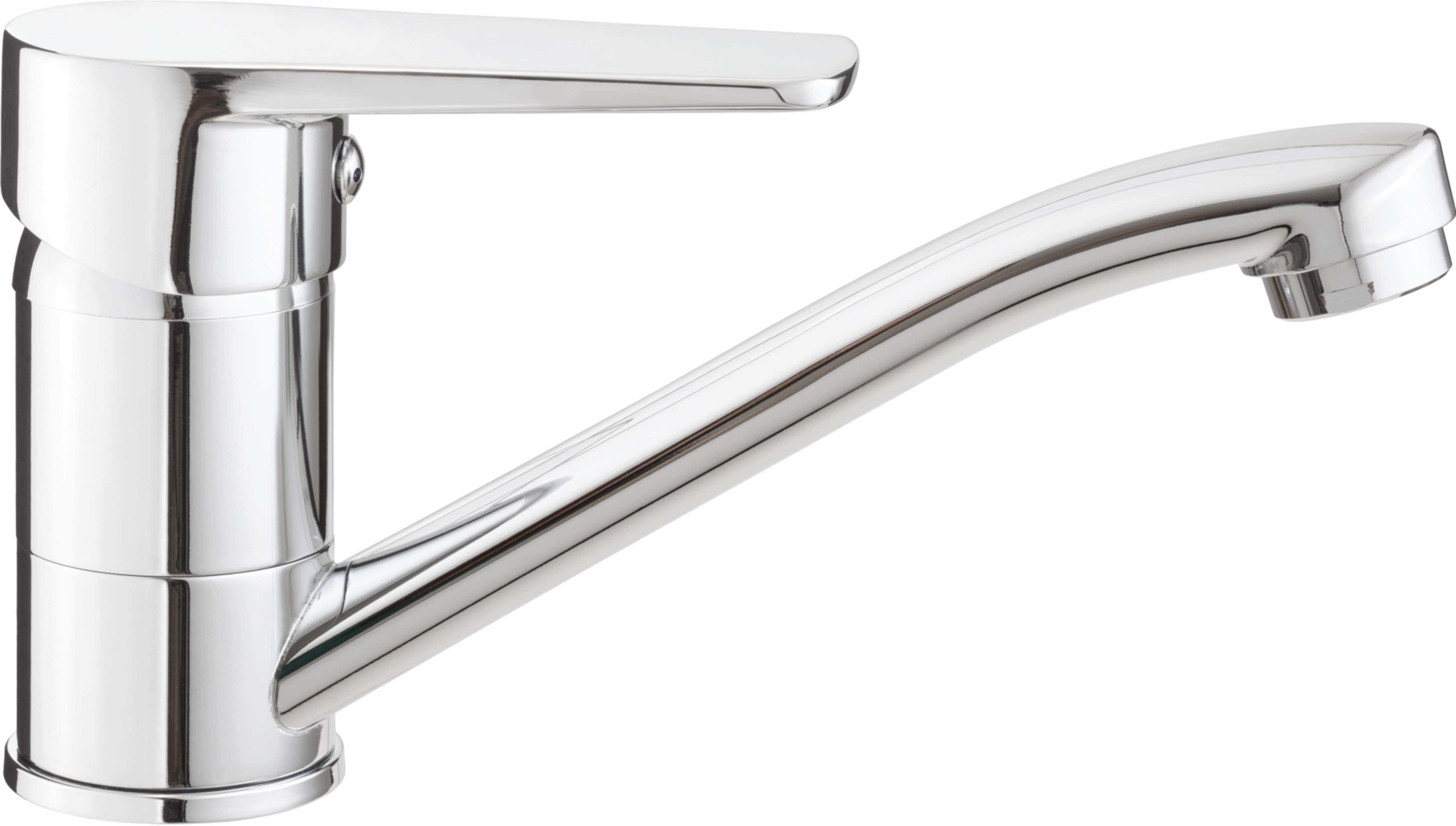 Bateria umywalkowa chrom 10 cm Tubo Deante