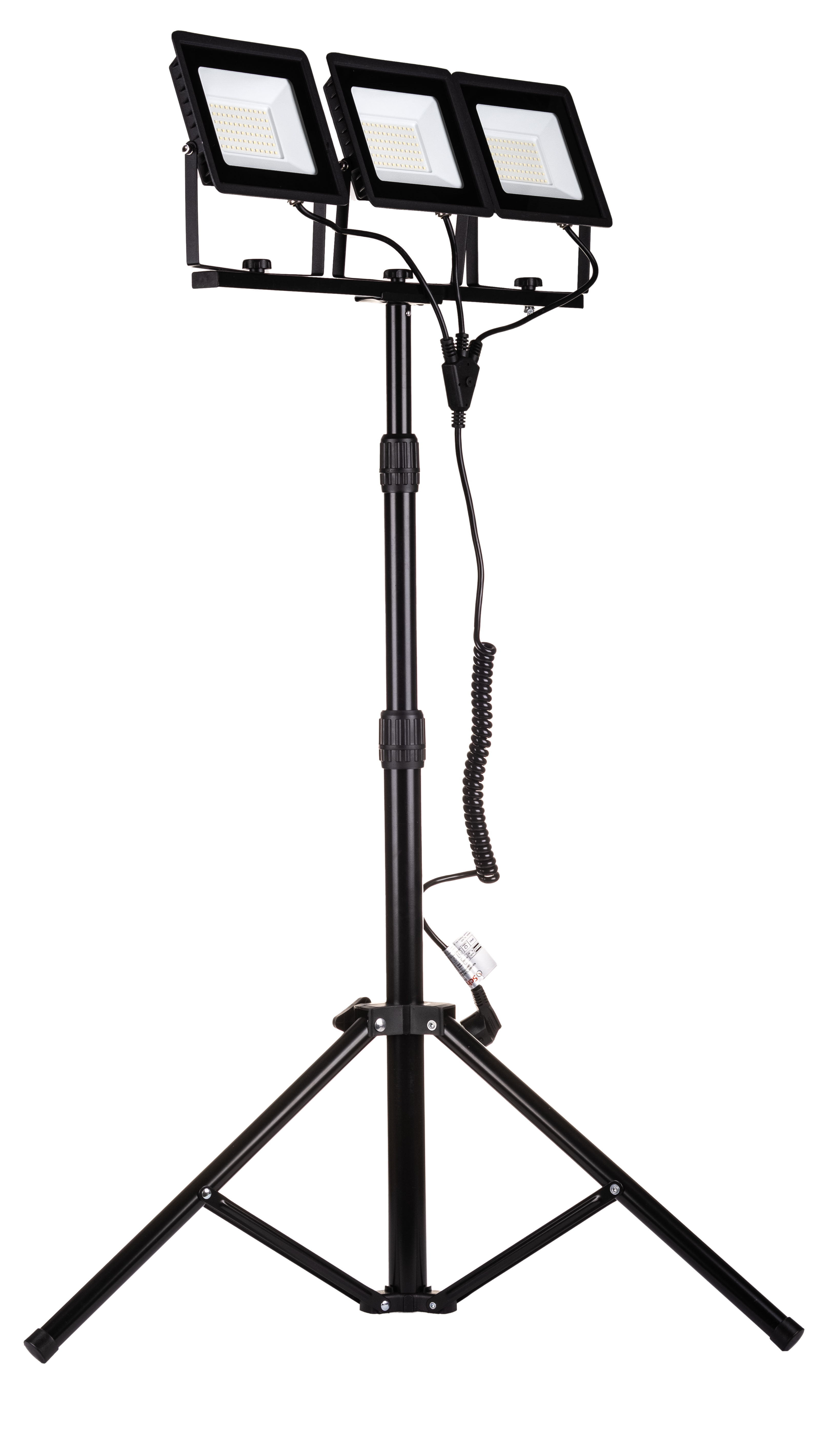 Naświetlacz LED 3 x 50 W 3 x 4000 lm IP65 czarny