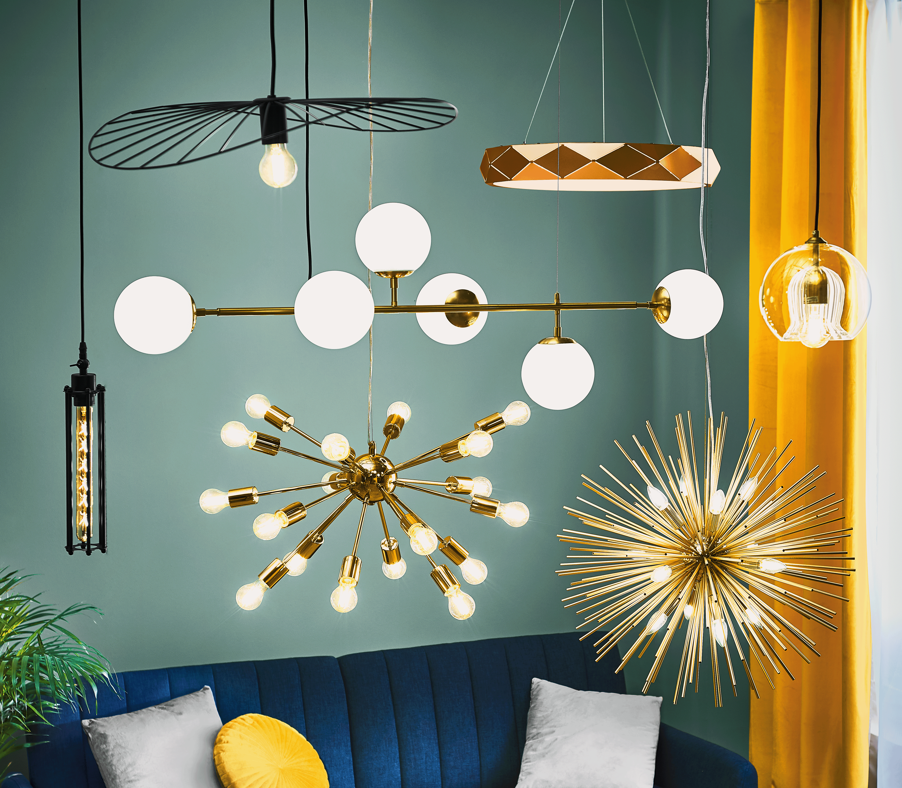 Lampa wisząca Arette złota E27 Light Prestige - 3