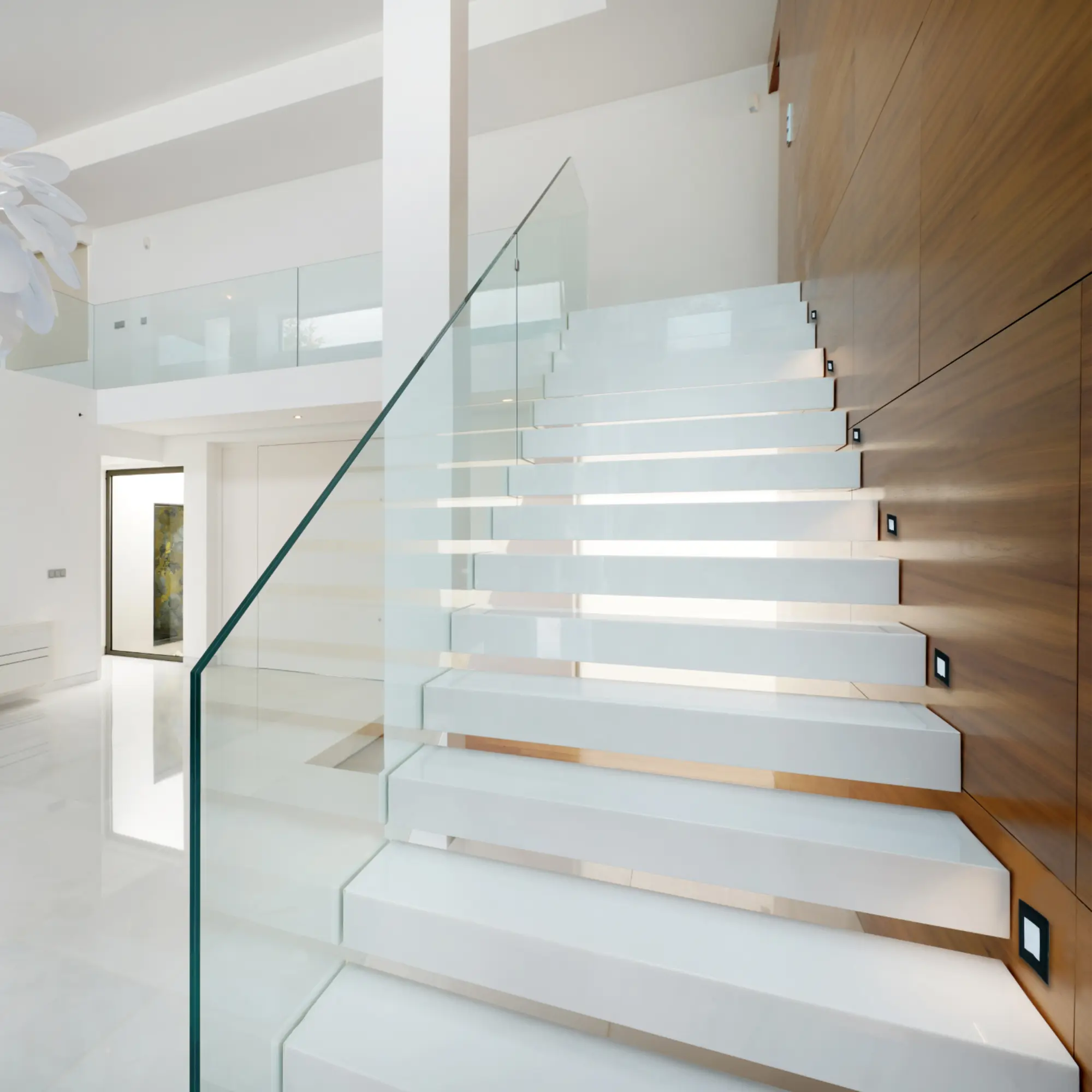 Oprawa schodowa czarna kwadratowa 7.8 cm IP20 40 lm LED DPM - 2