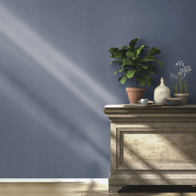 Tapeta Color 633160 granatowa winylowa na flizelinie