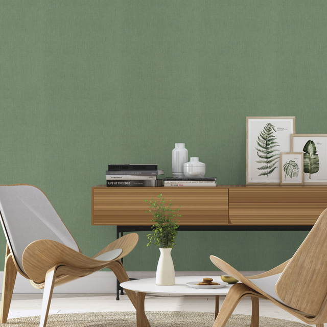 Tapeta Color 633191 zielona winylowa na flizelinie