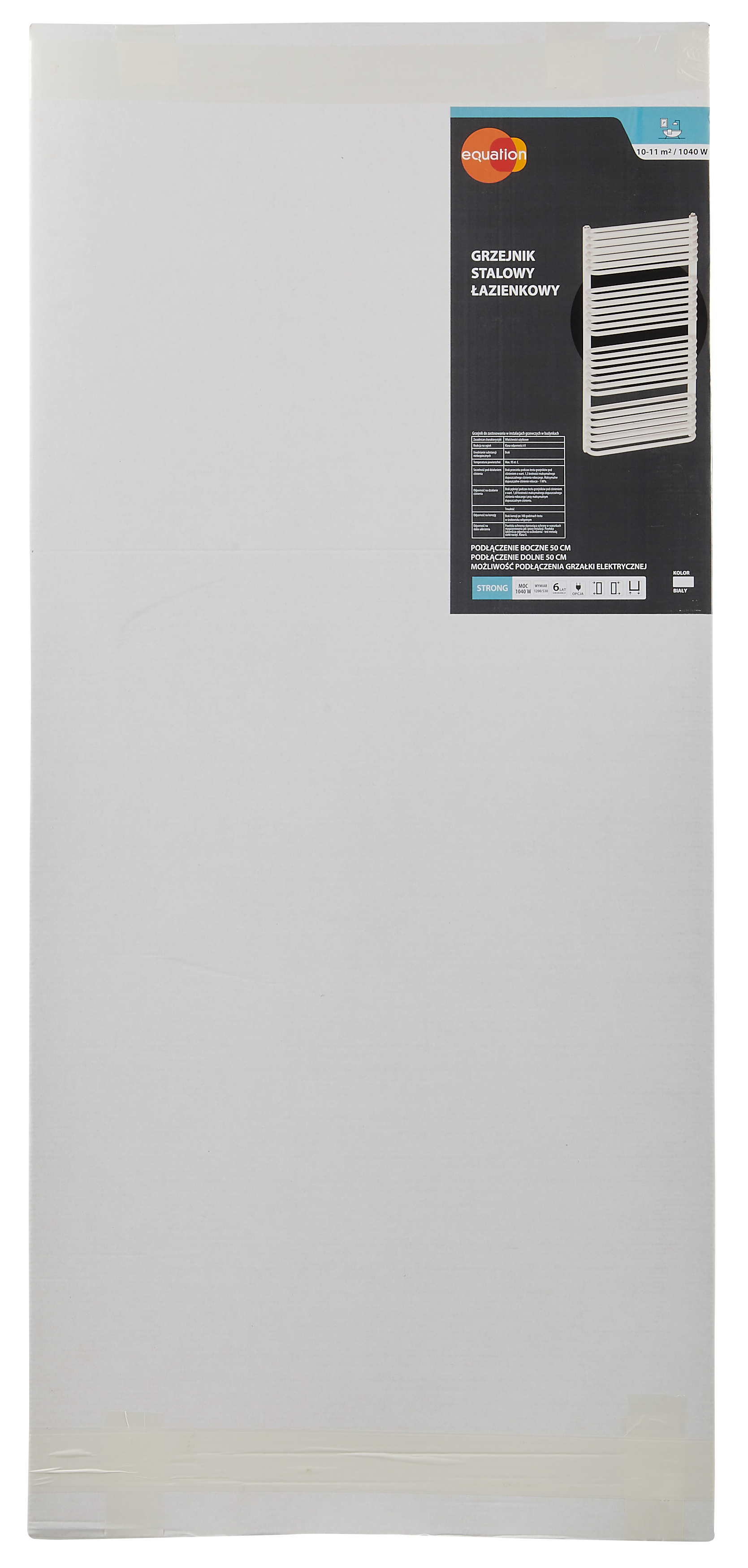 Grzejnik STRONG 120x53 cm Biały DB 1040W Roz 50/50cm 10 Bar EQUATION - 7