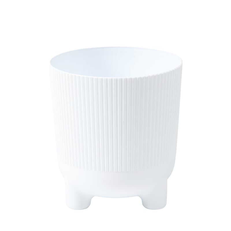 Osłonka doniczki Aria Jumper 18cm biała Lamela