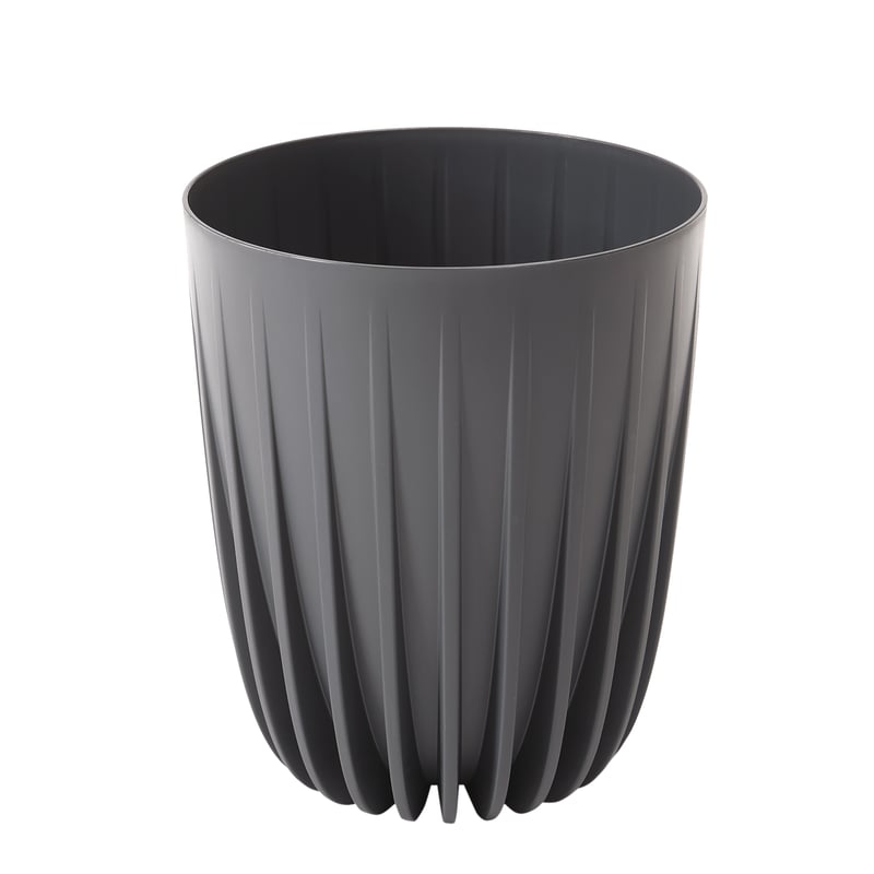 Doniczka plastikowa Mira śr.14.5 cm szara Lamela