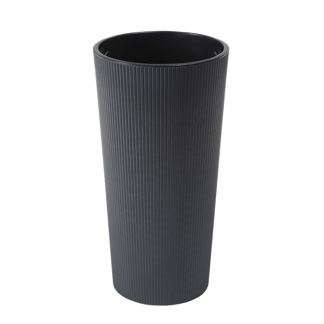 Donica wysoka Lilia śr.29.5 cm szara Lamela