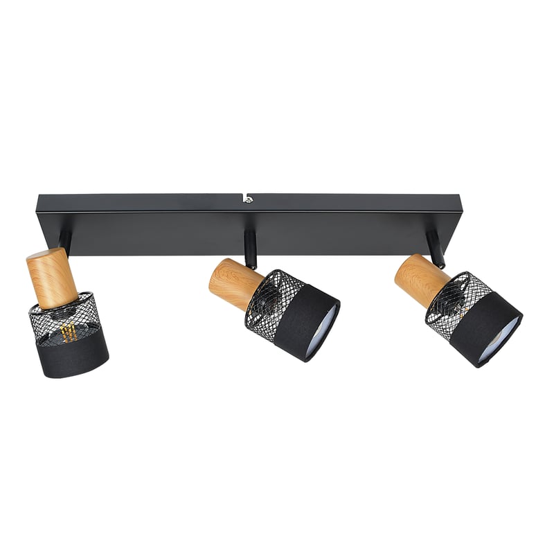 Listwa reflektorowa Coletta czarna 3 x E14 Italux