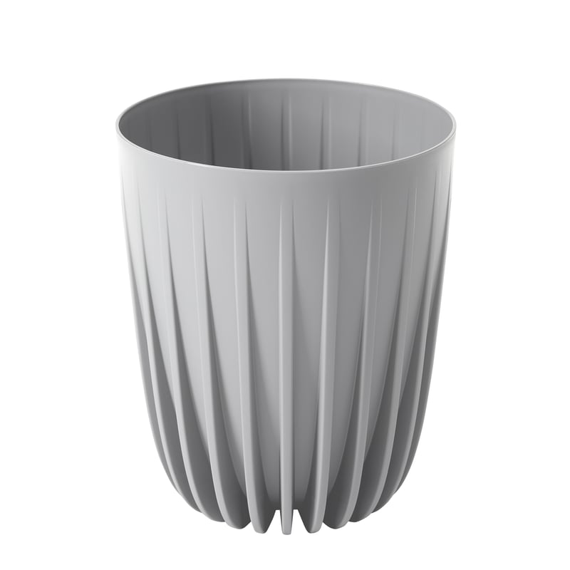 Doniczka plastikowa Mira śr.39 cm szara Lamela