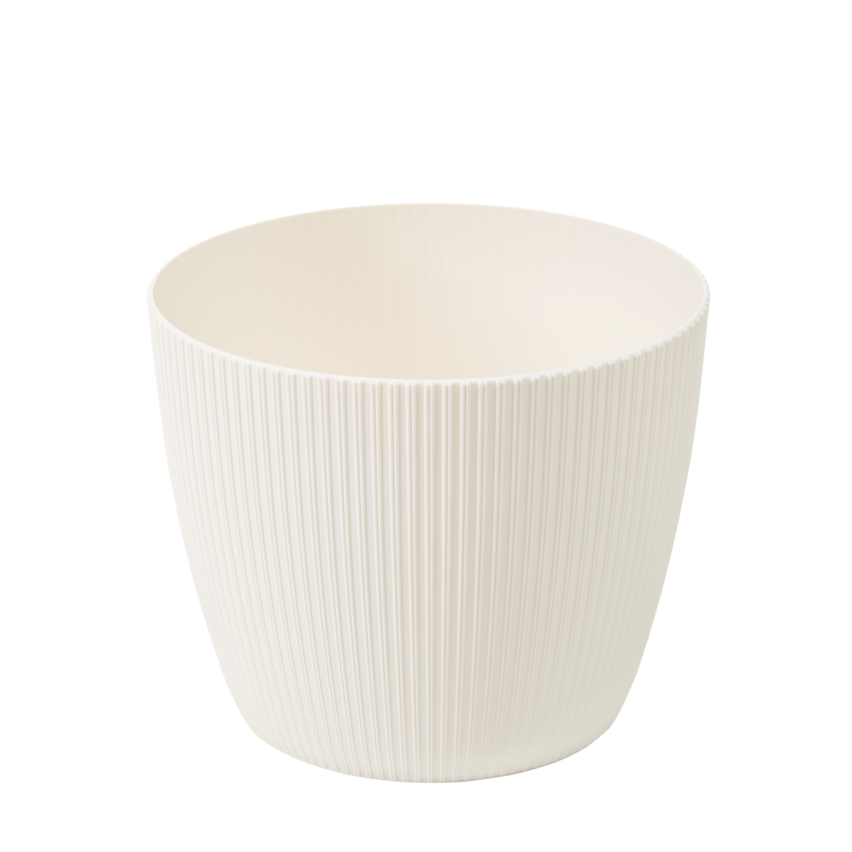 Osłonka doniczki Magnolia 14cm kremowa Lamela