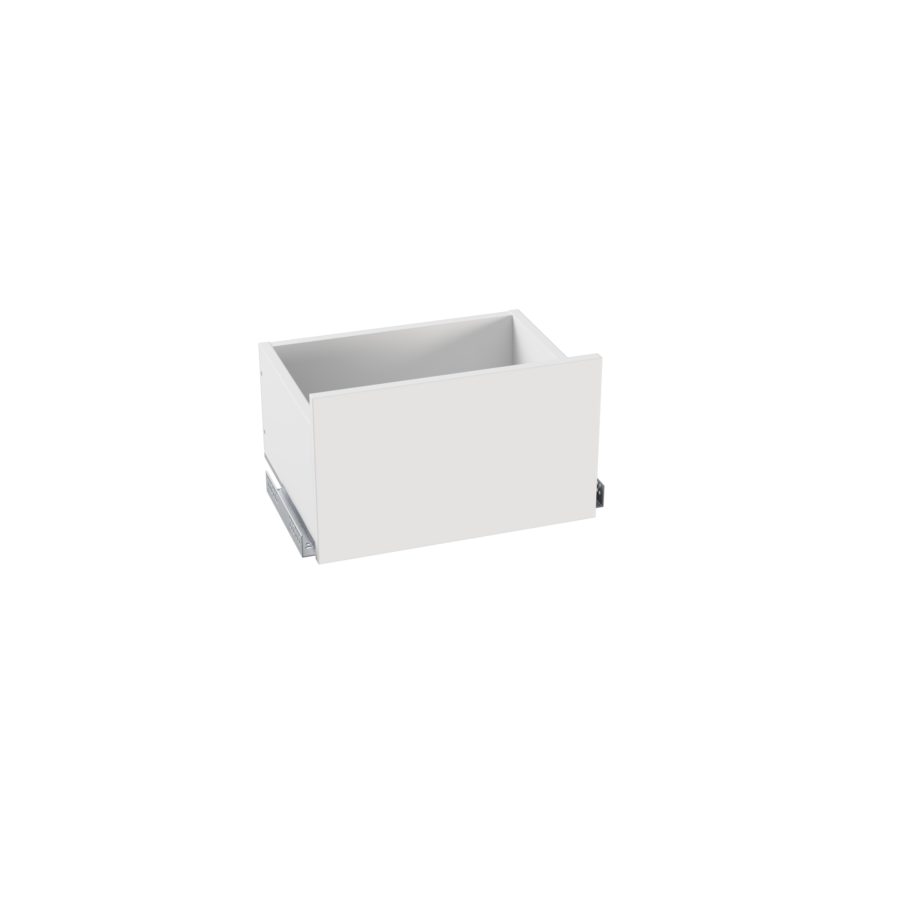Szuflada 25 cm do korpusu 50 cm głębokość 35.6 cm biała
