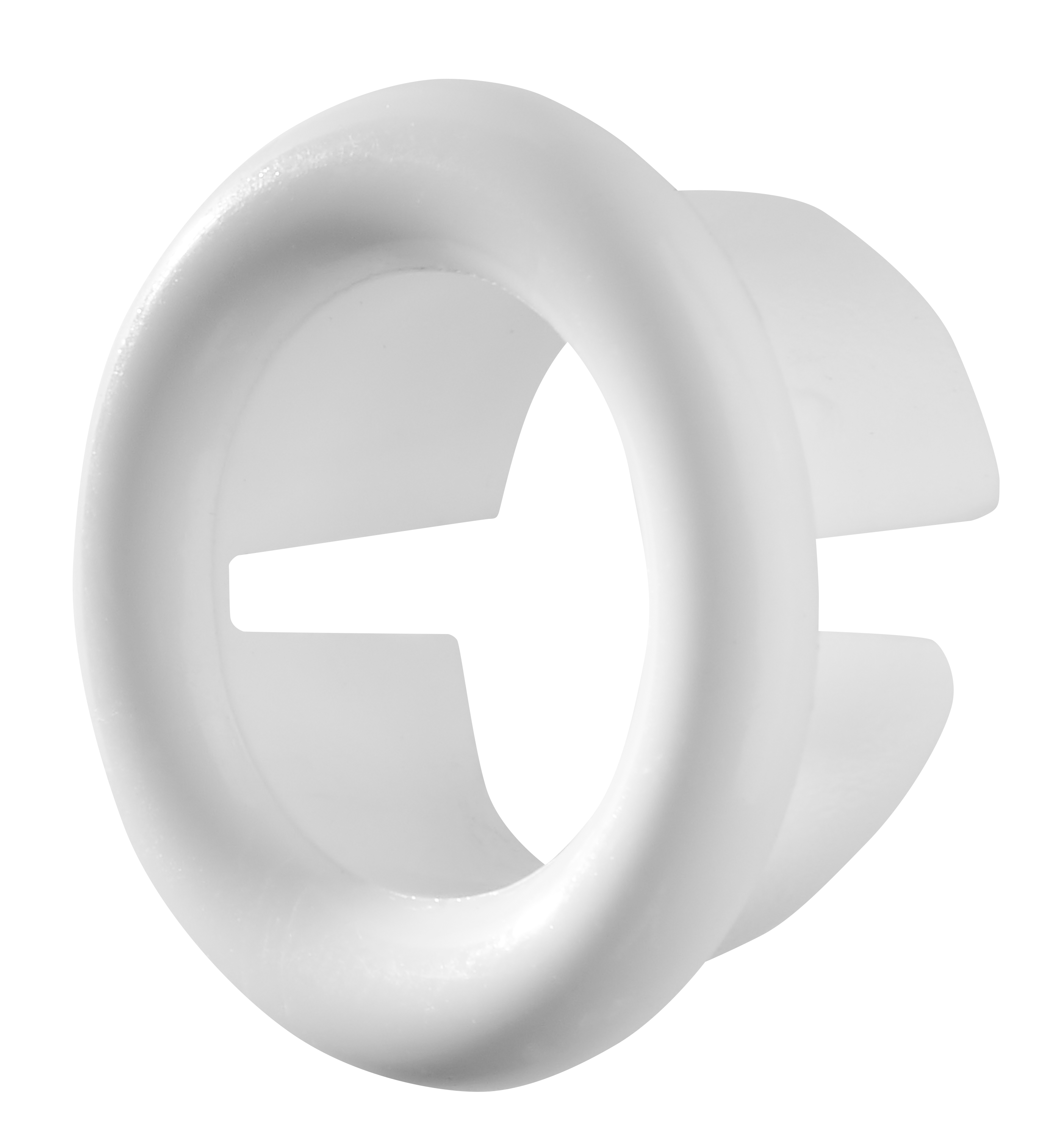 Rozetka umywalkowa biała 19 mm Equation