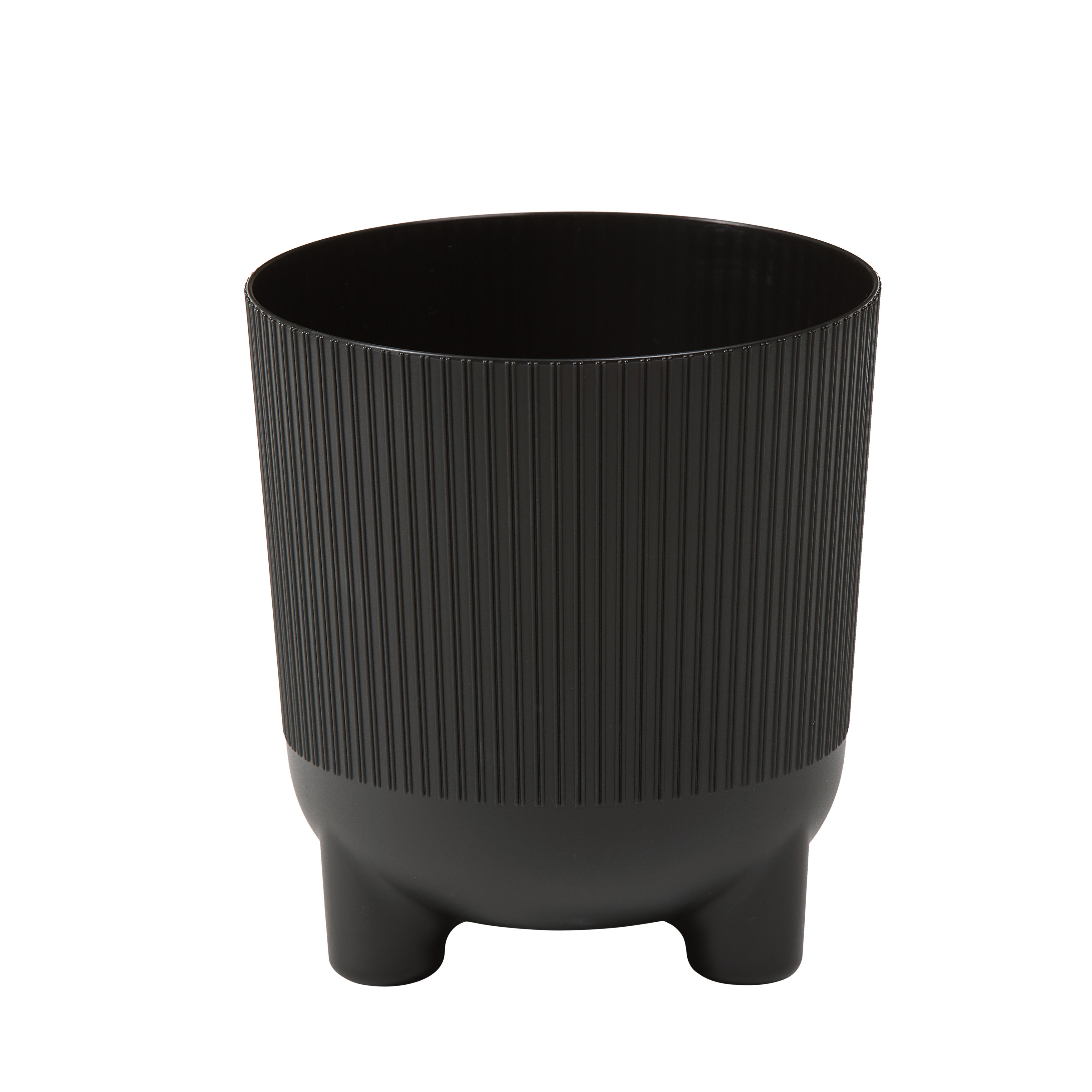 Osłonka doniczki Aria Jumper 18cm czarna Lamela